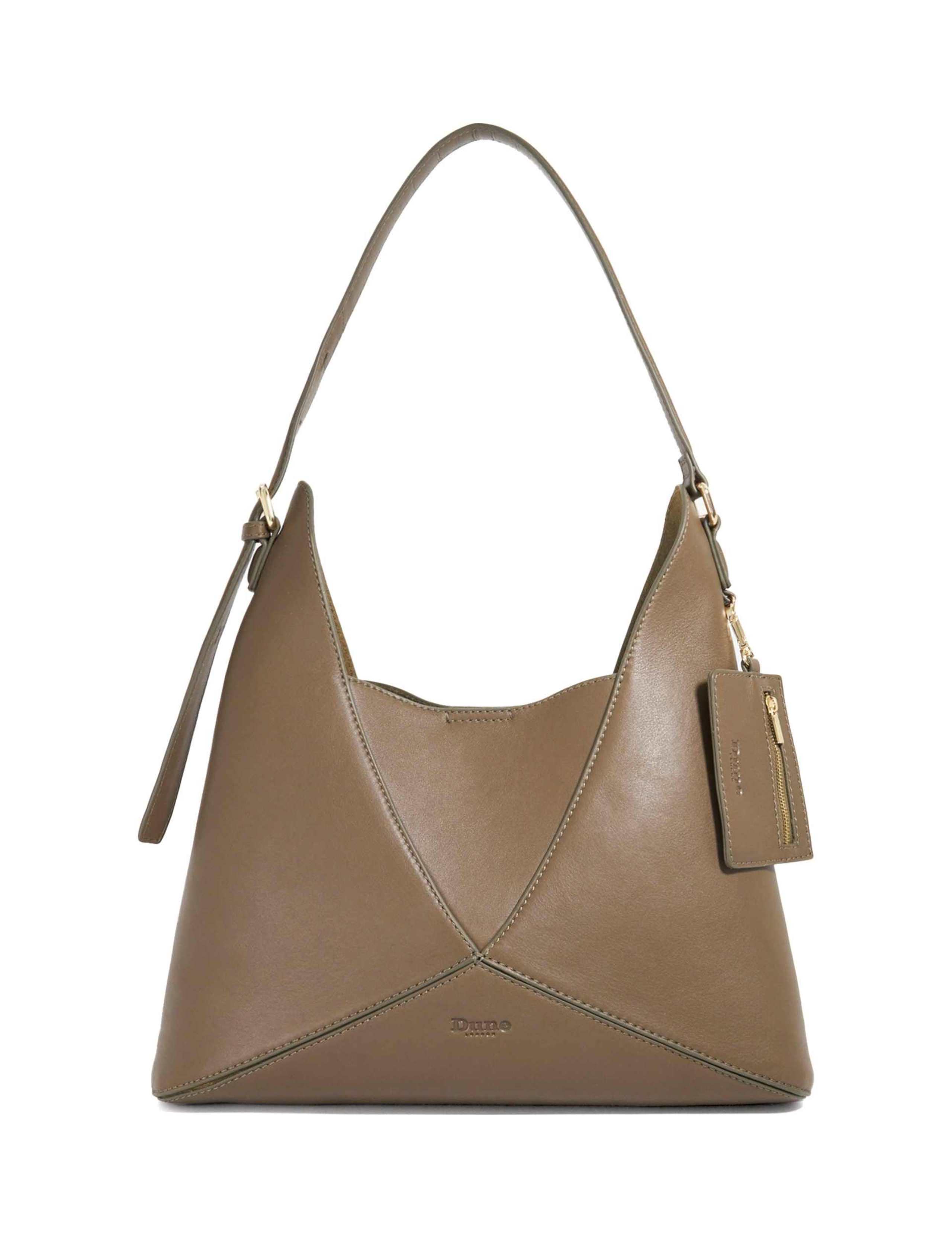 Faux Leather Shoulder Bag