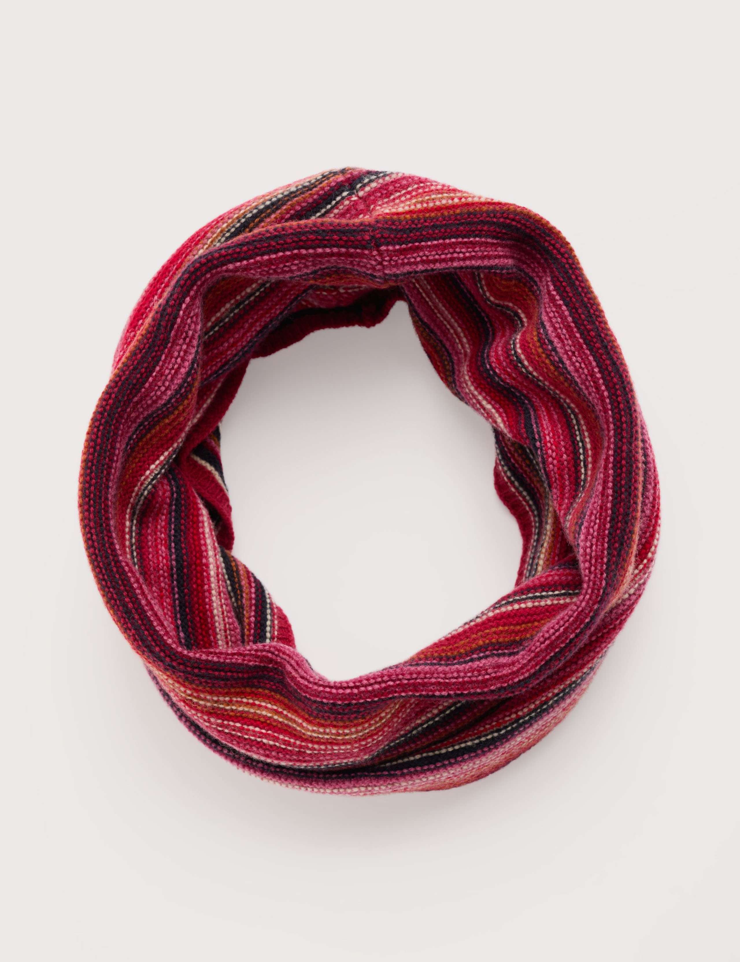 Wool Rich Striped Snood