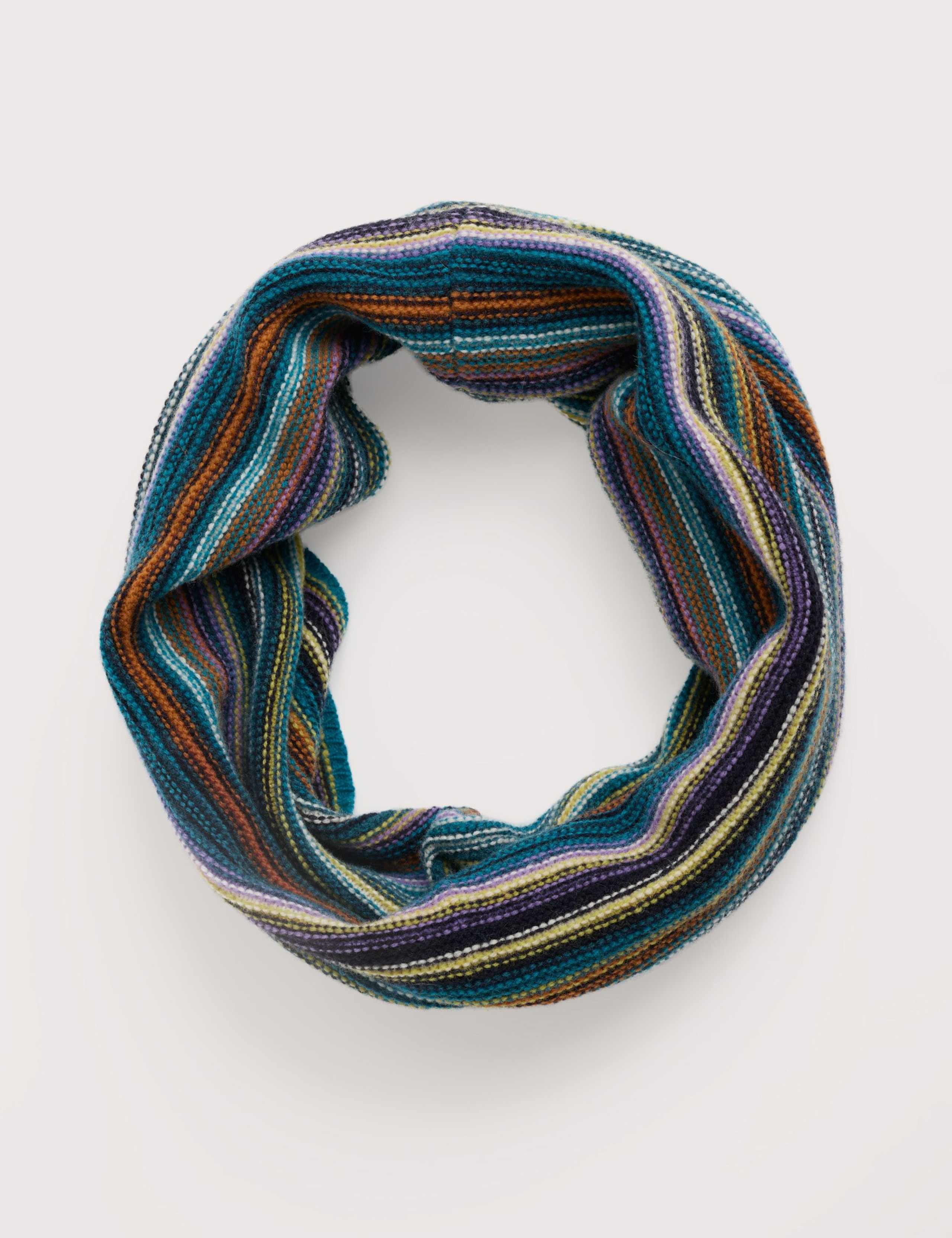 Wool Rich Striped Snood