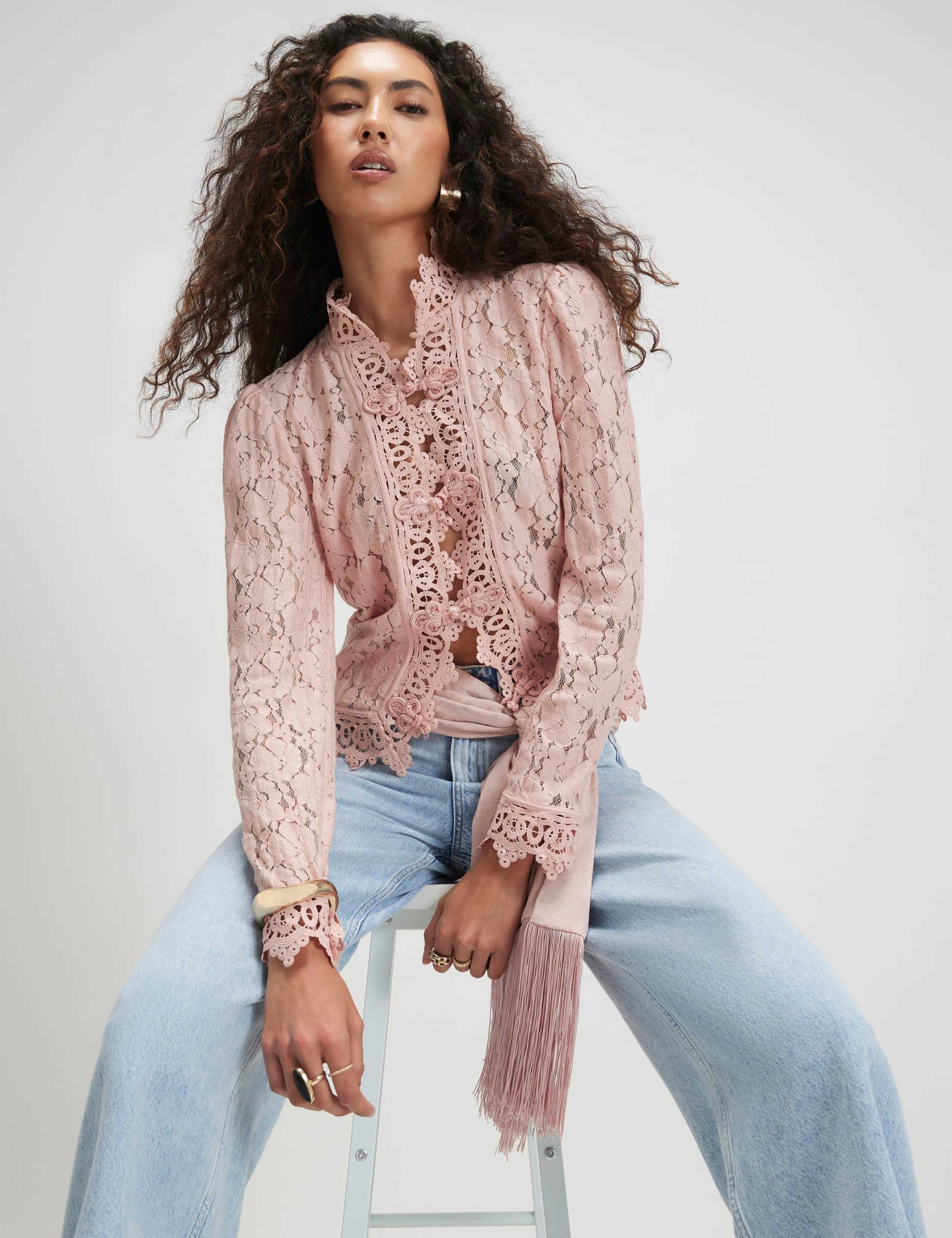 Pure Cotton Lace Jacket