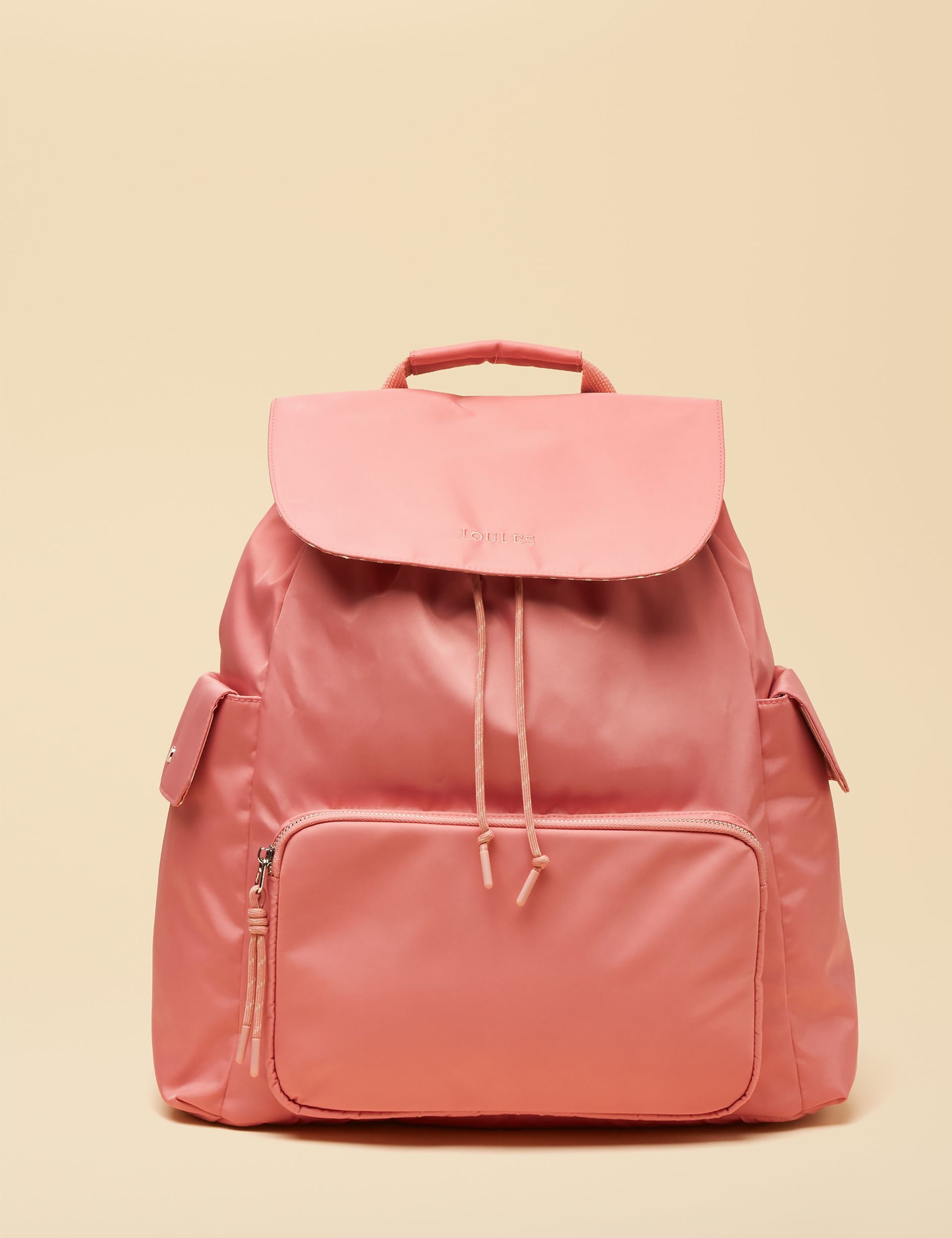 Drawstring Flap Backpack