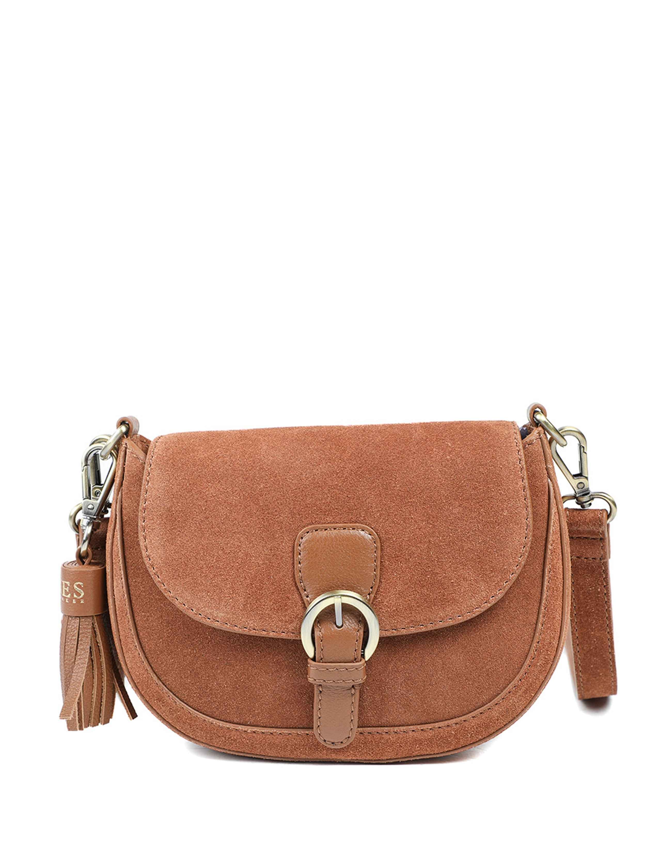 Suede Cross Body Bag