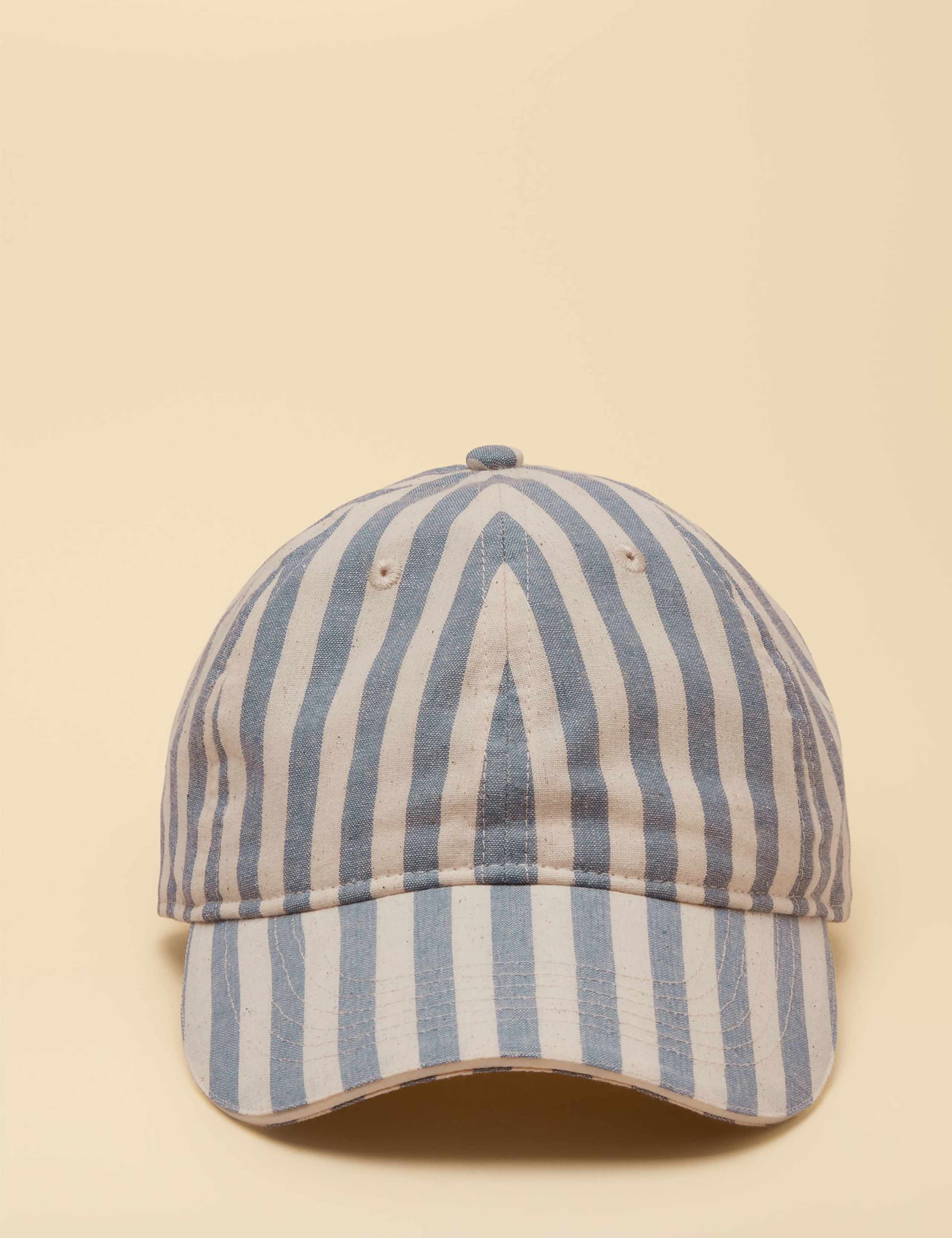 Pure Cotton Striped Baseball Cap