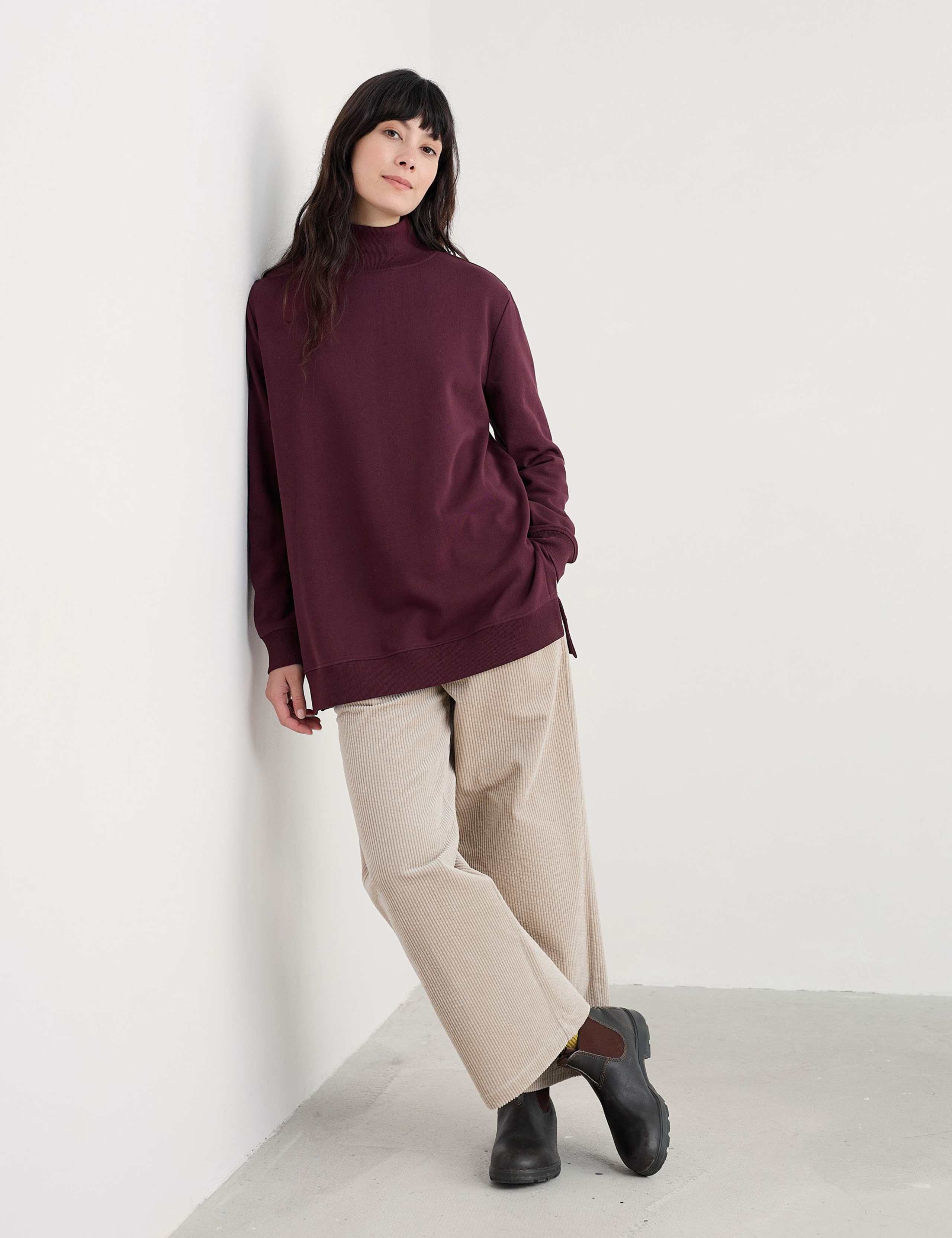 Pure Cotton Relaxed Sweatshirt