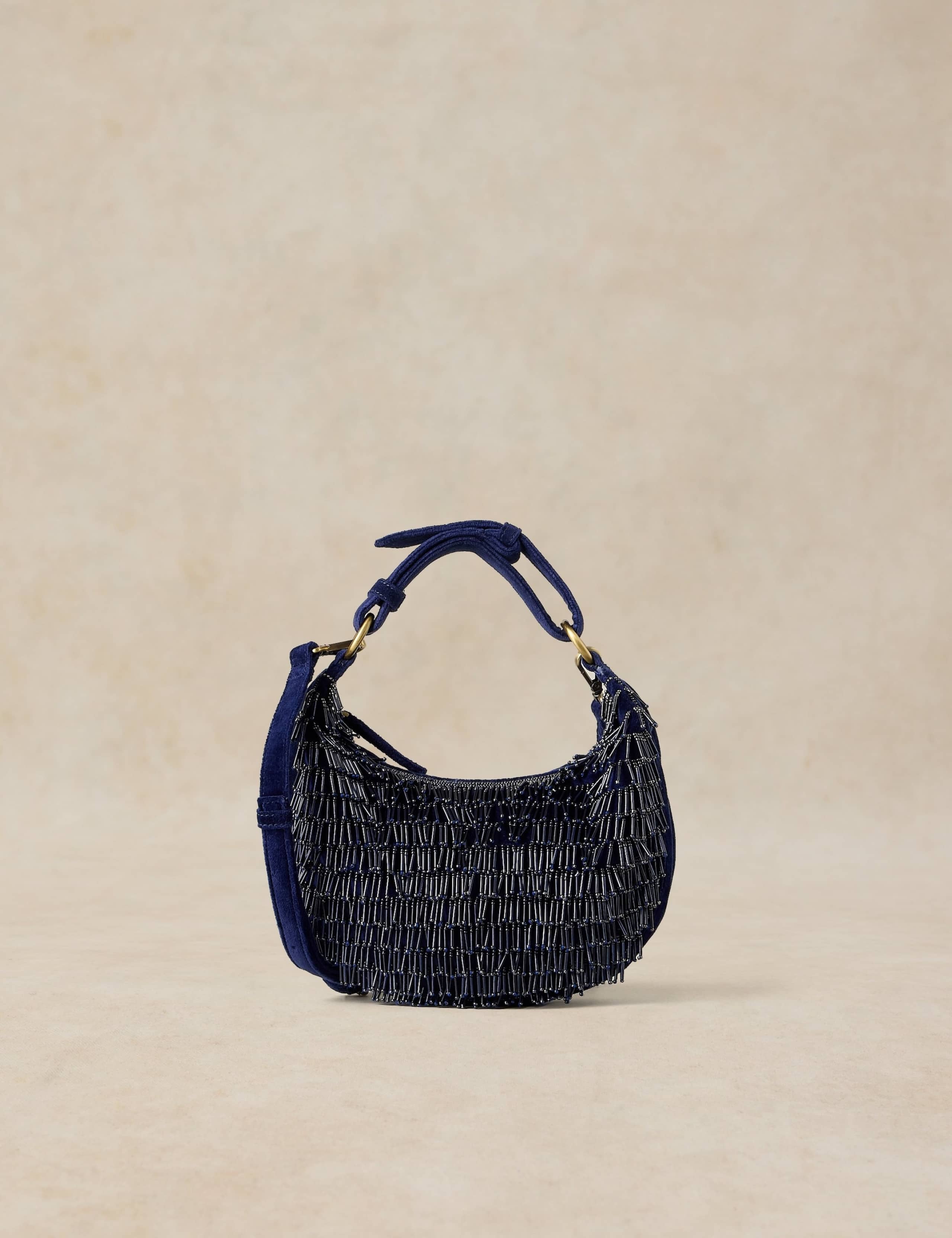 Tia Pure Cotton Fringed Shoulder Bag
