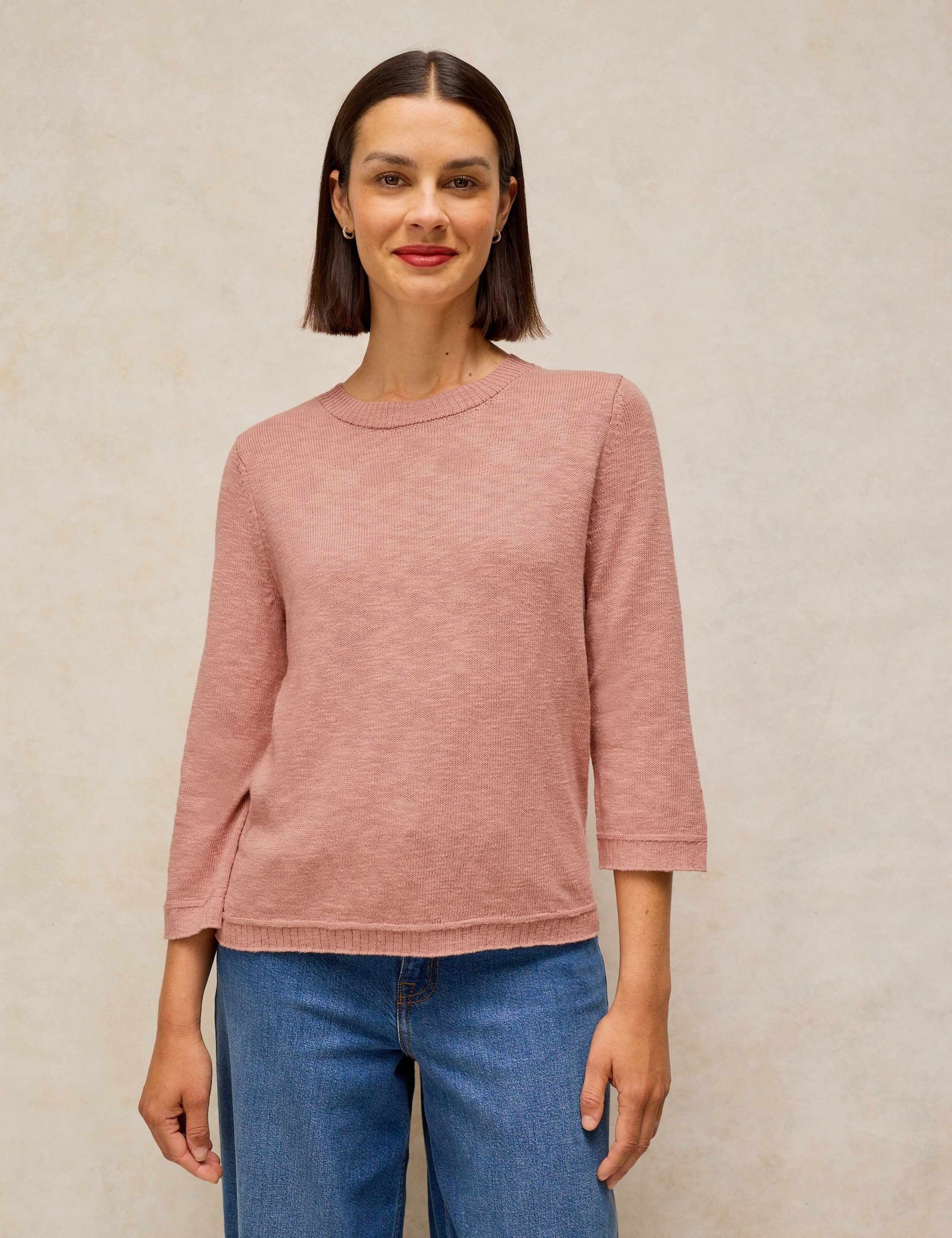 Cotton Rich Crew Neck Jumper