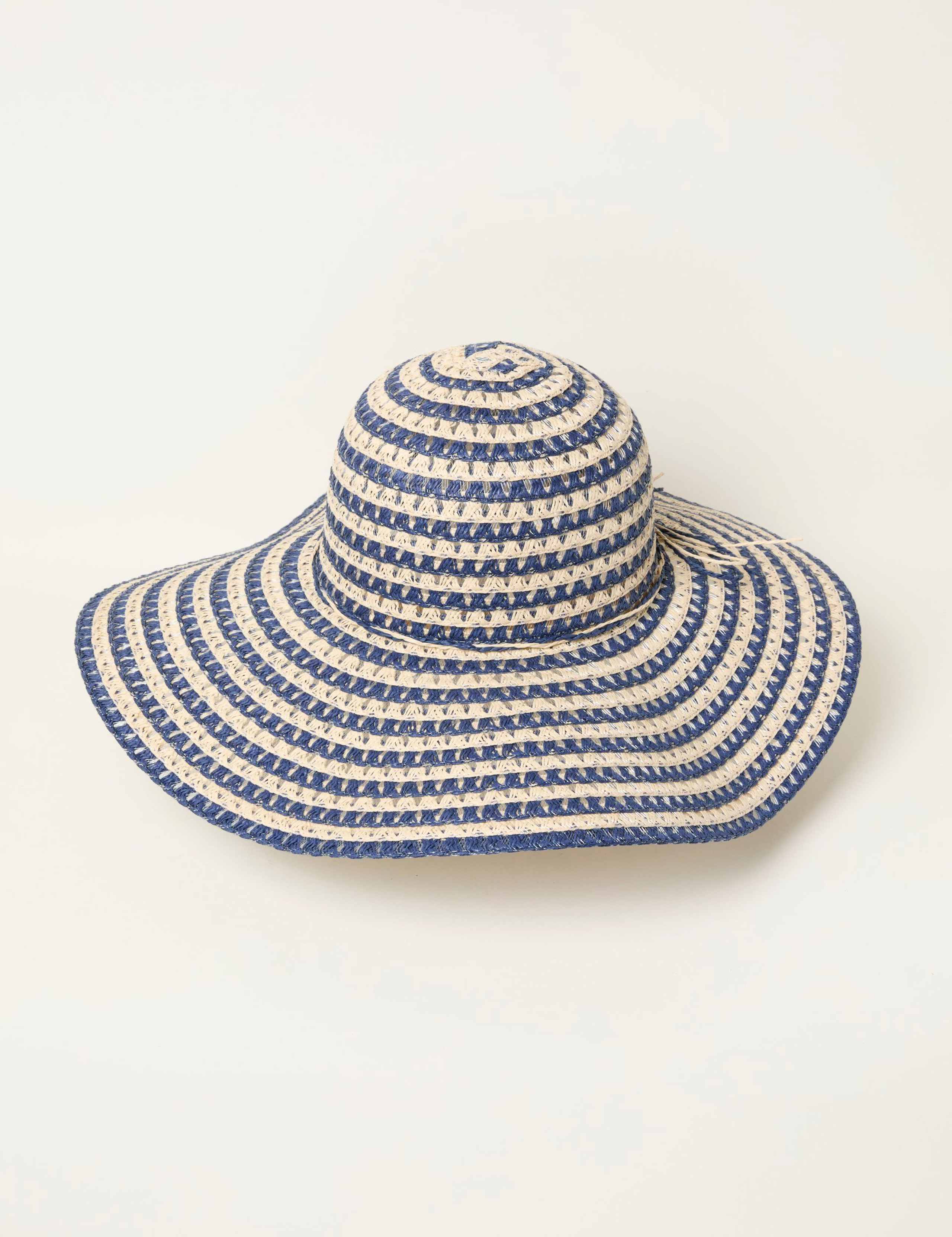 Striped Floppy Hat