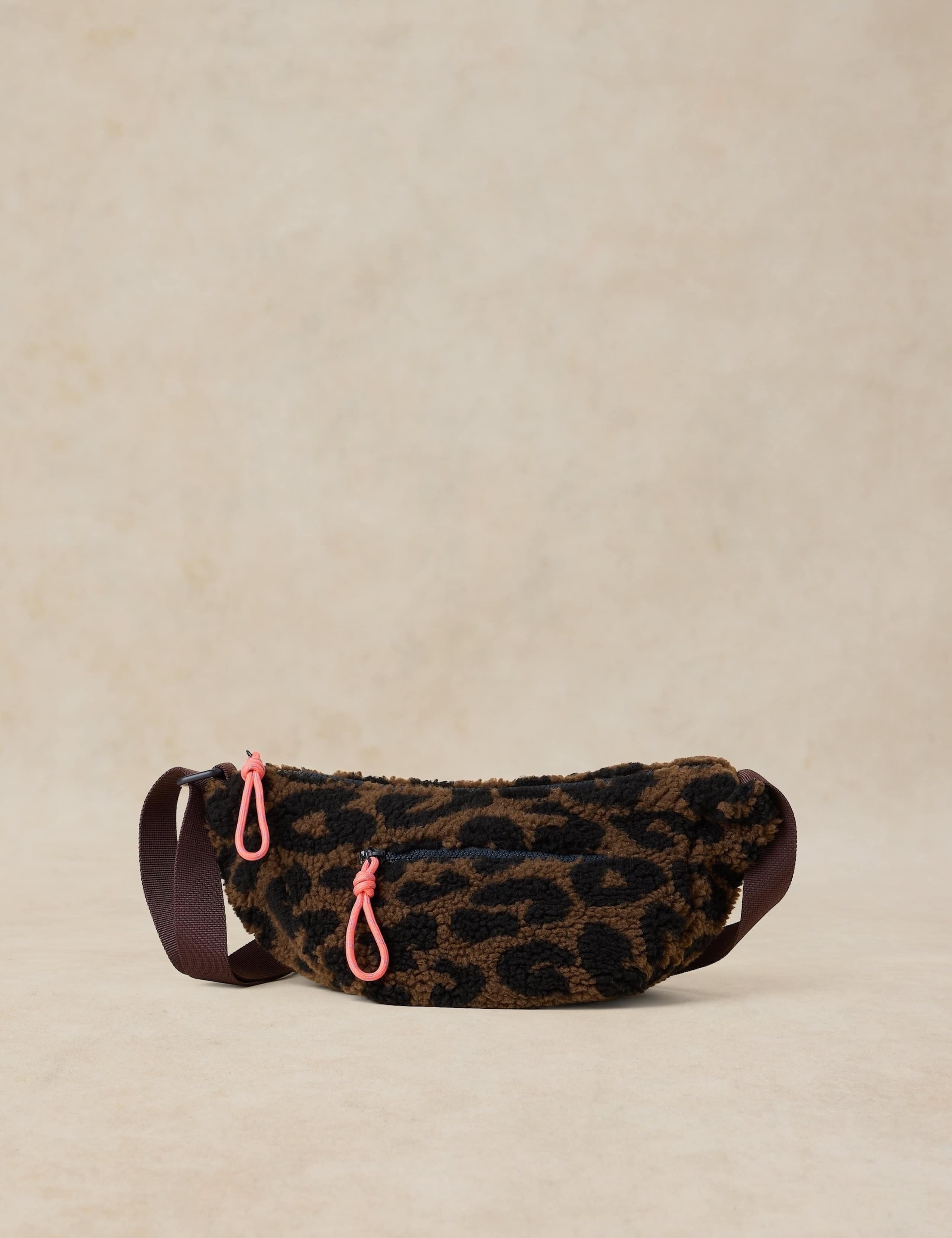 Borg Animal Print Bum Bag