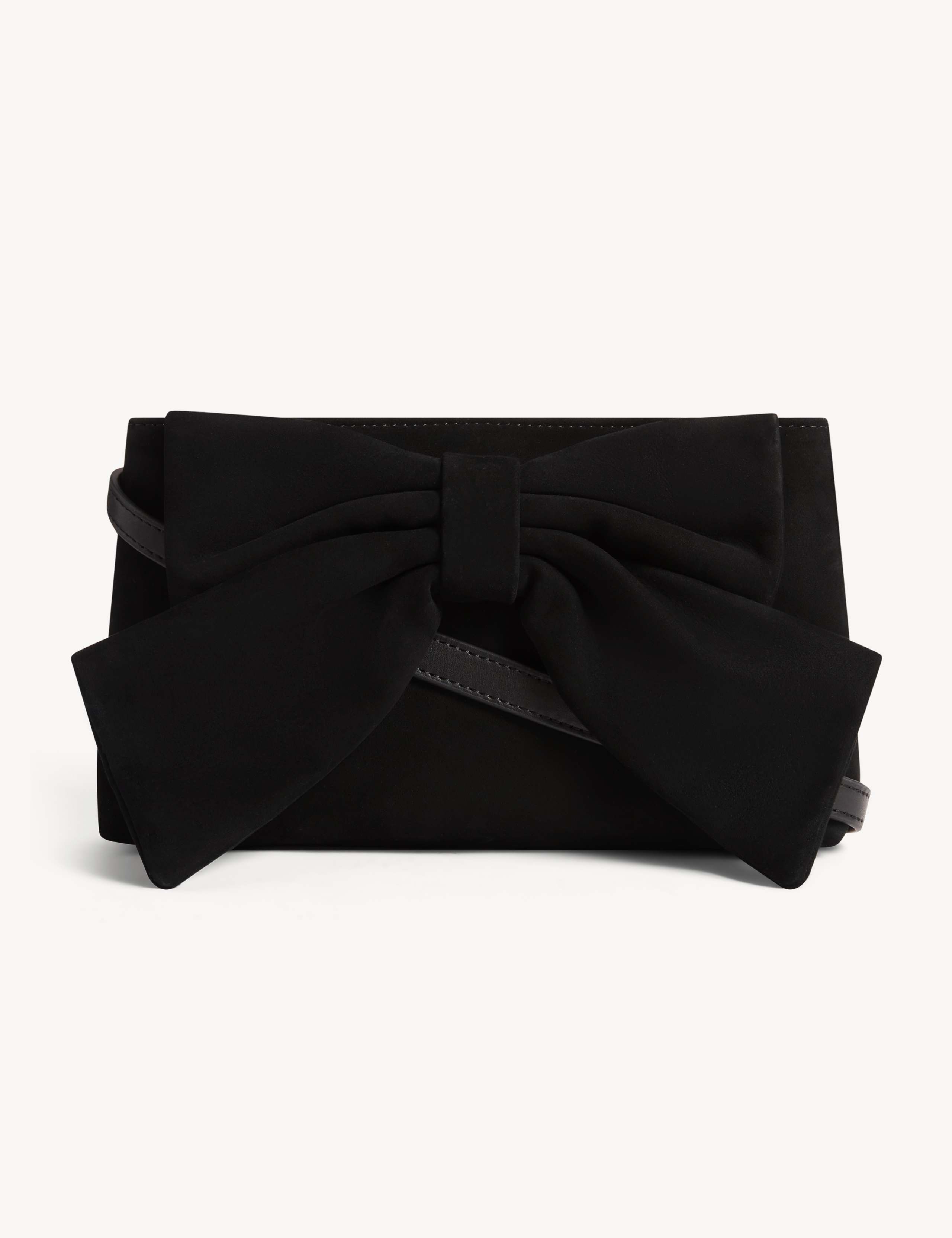 Suede Clutch Bag