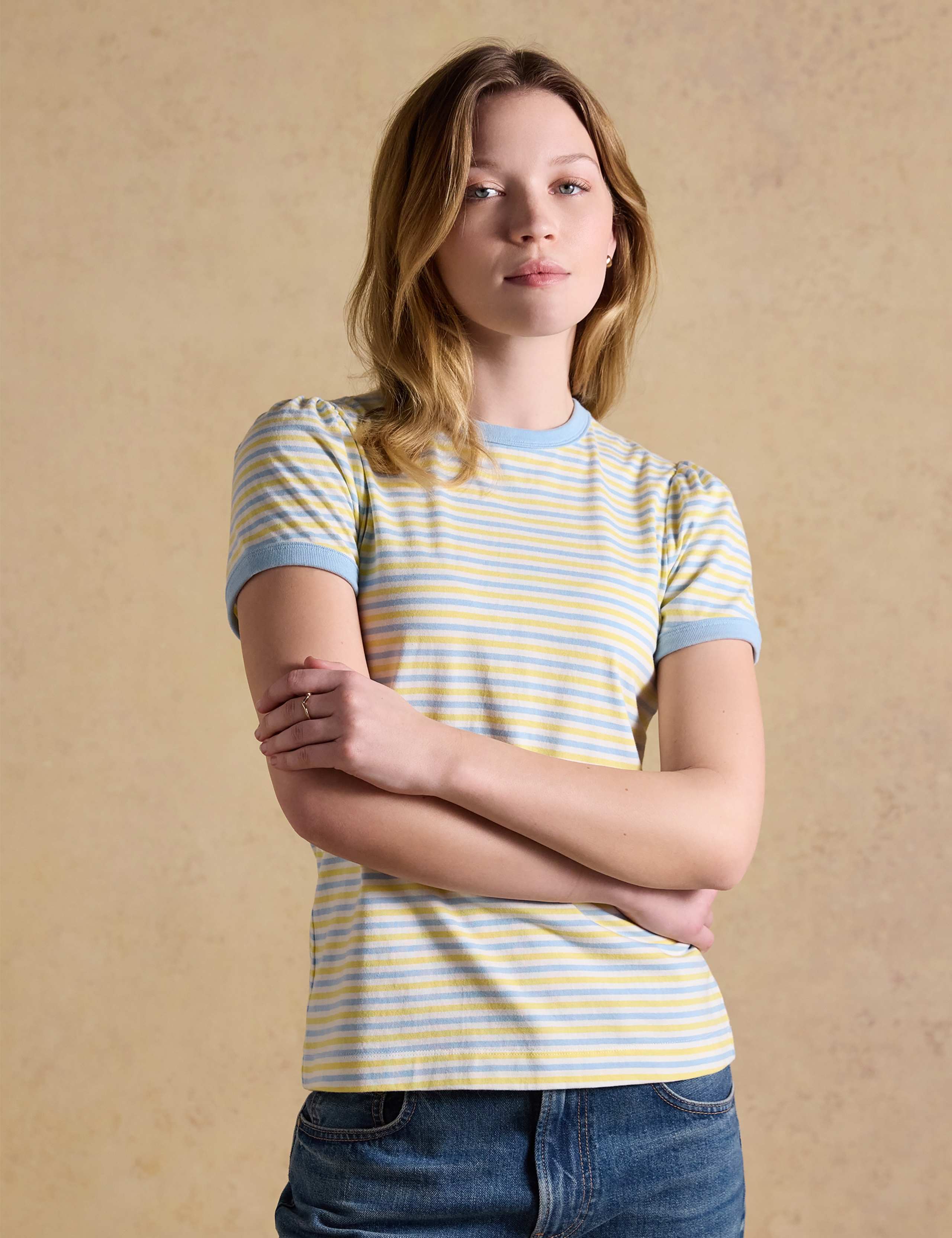 Pure Cotton Striped T-Shirt