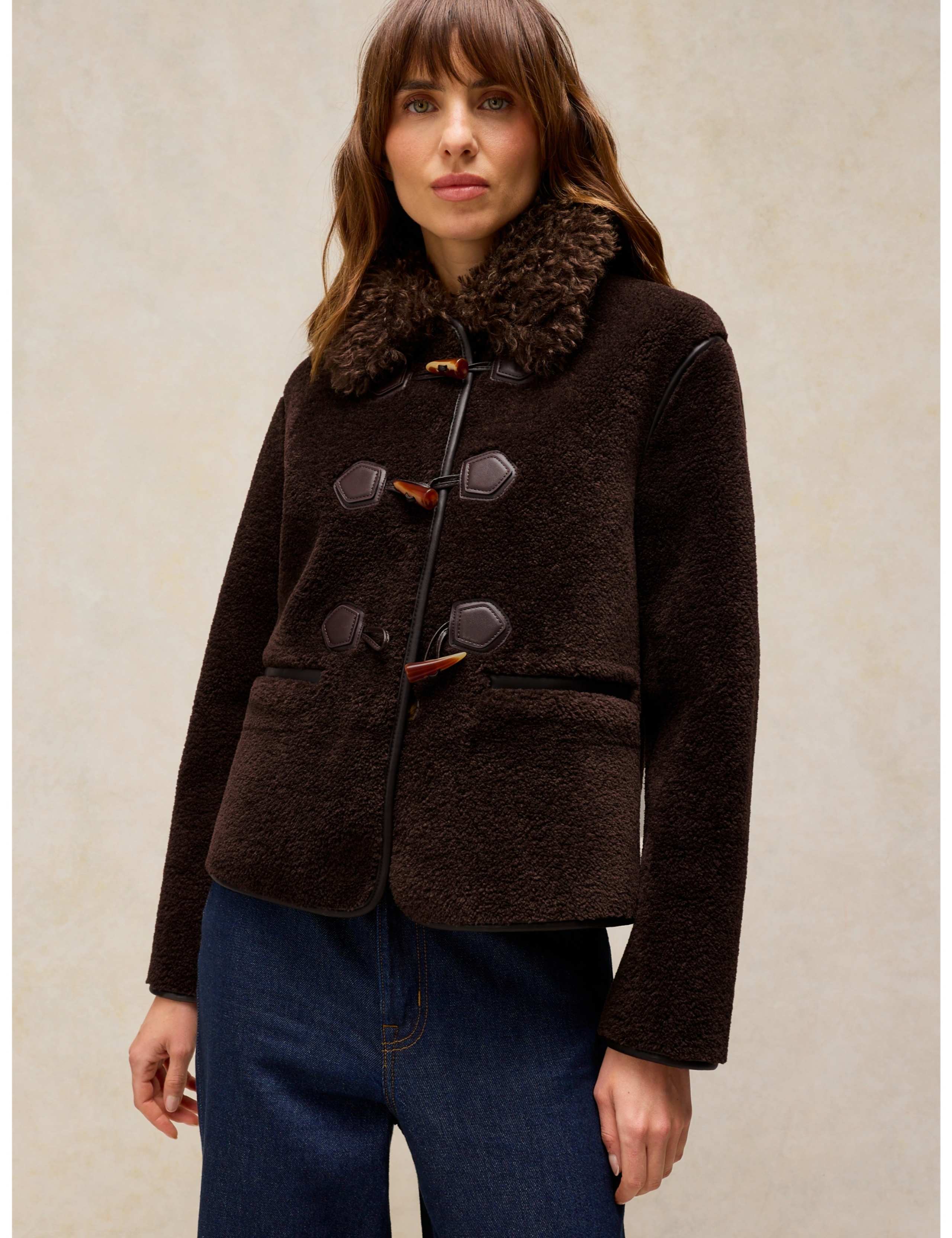 Raven Faux Fur Collared Jacket