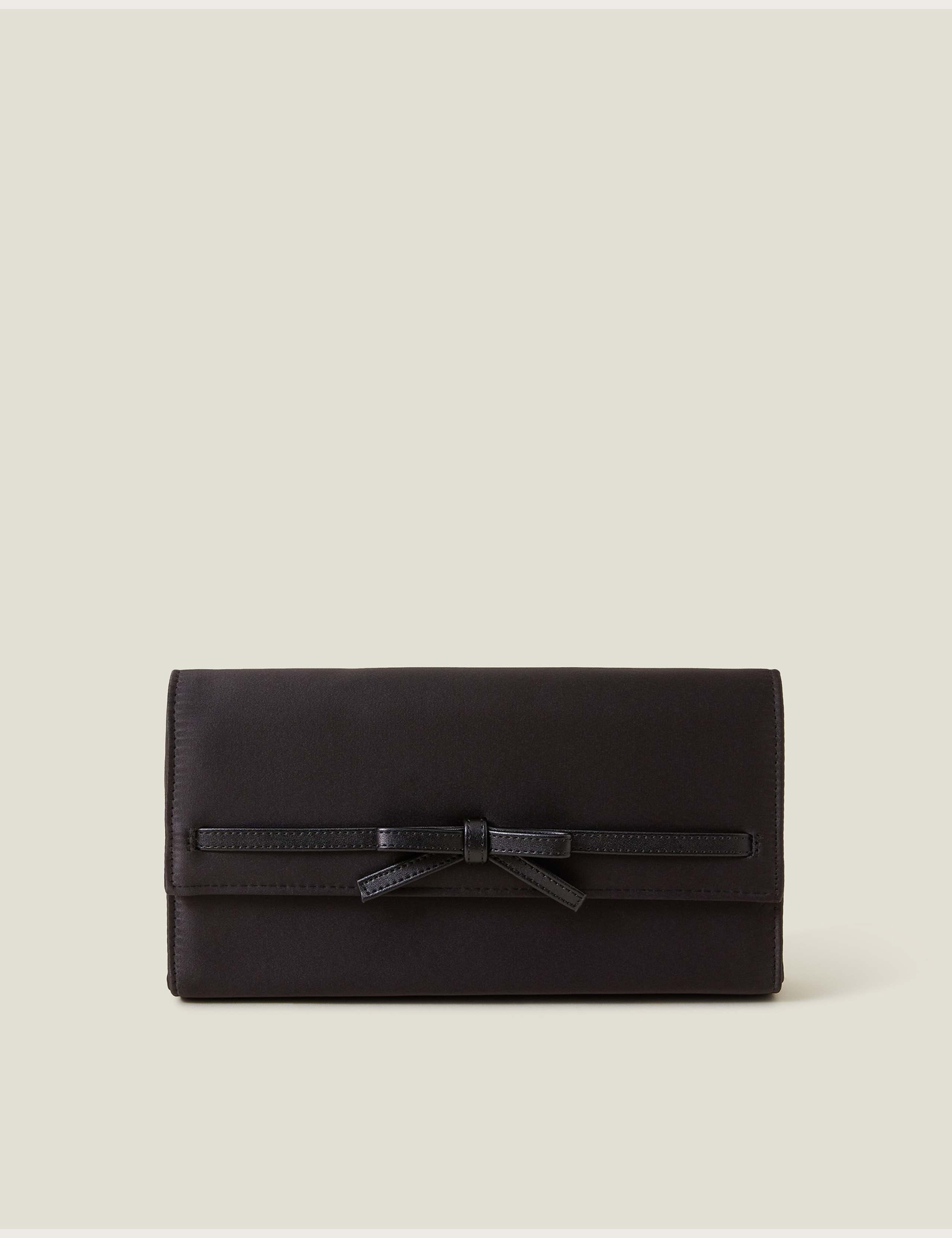 Bow Chain Strap Clutch Bag