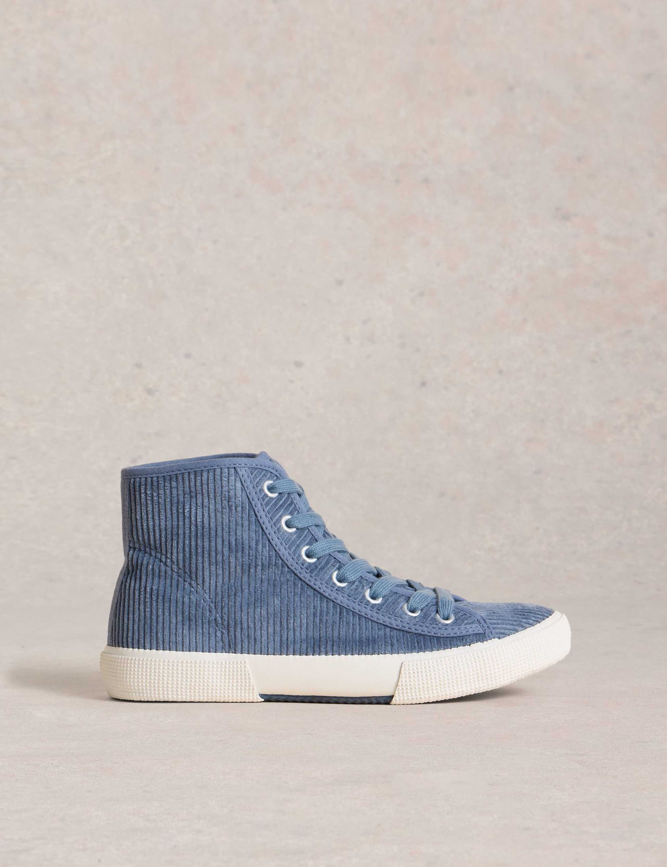 Cord Hi-Top Trainers