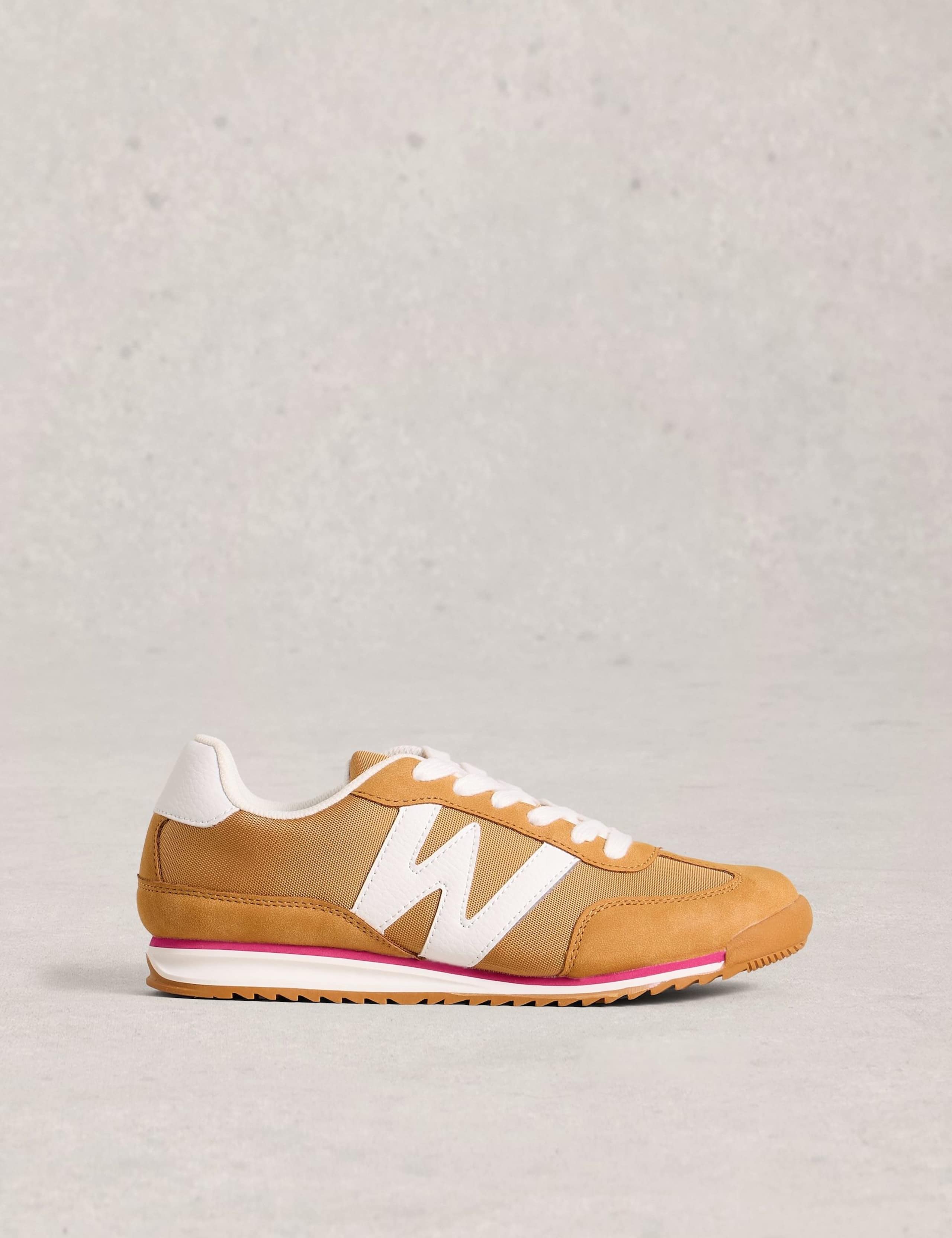 Colour Block Lace Up Trainers