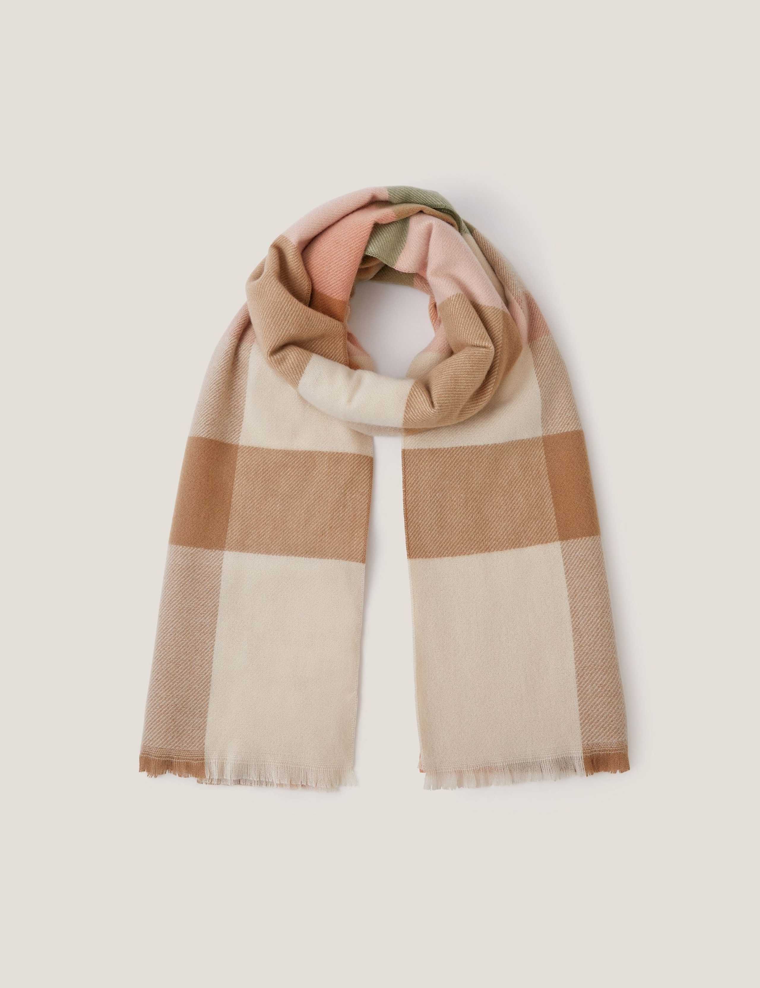 Checked Scarf