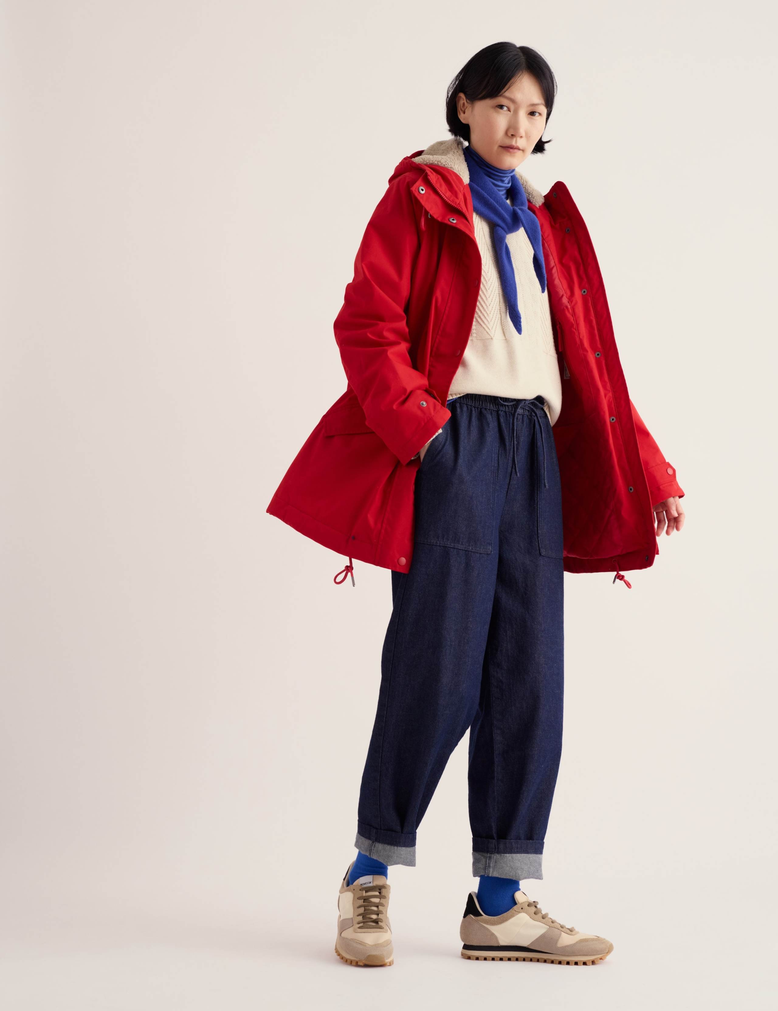 Cotton Rich Waterproof Hooded Raincoat