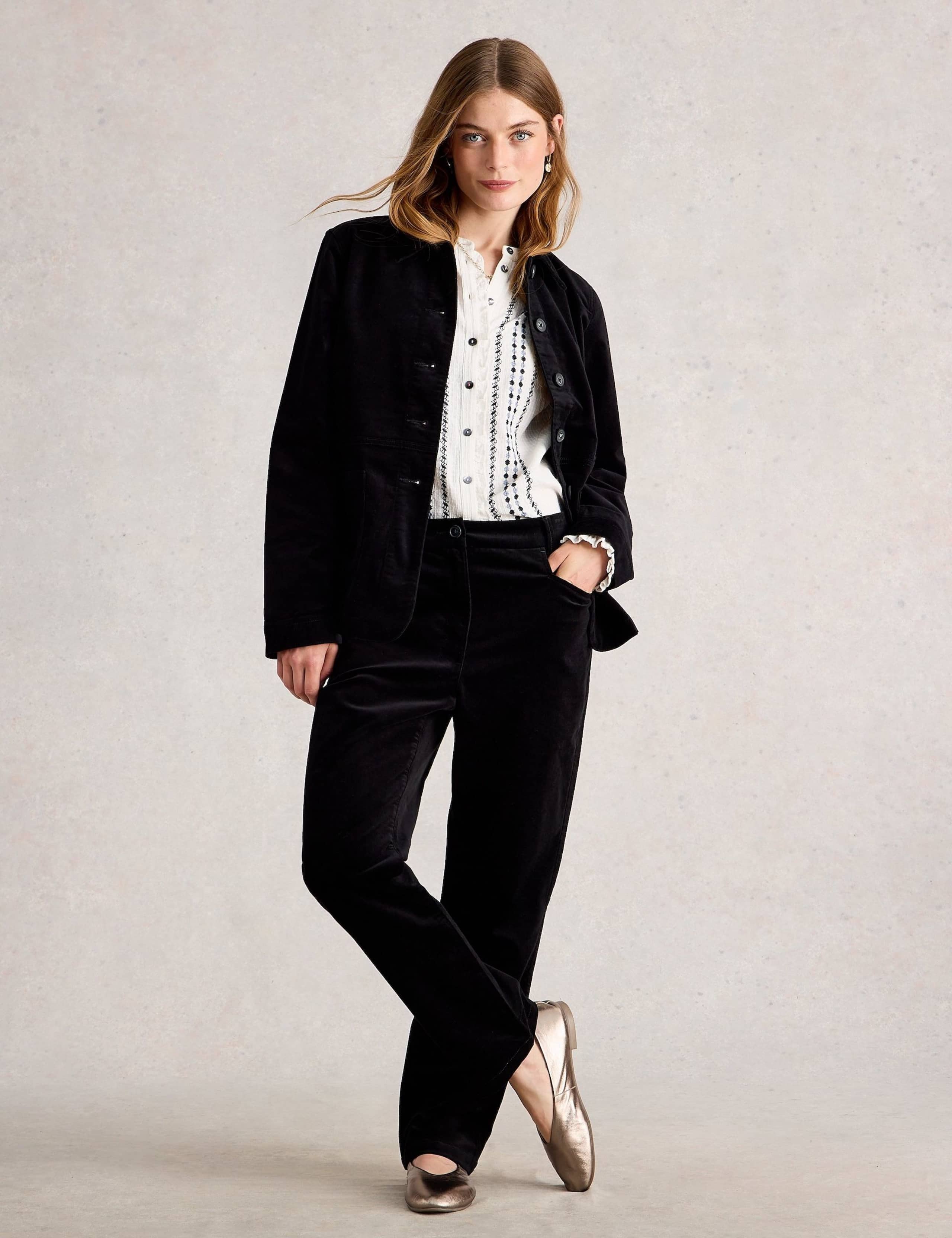 Cotton Rich Velvet Jacket