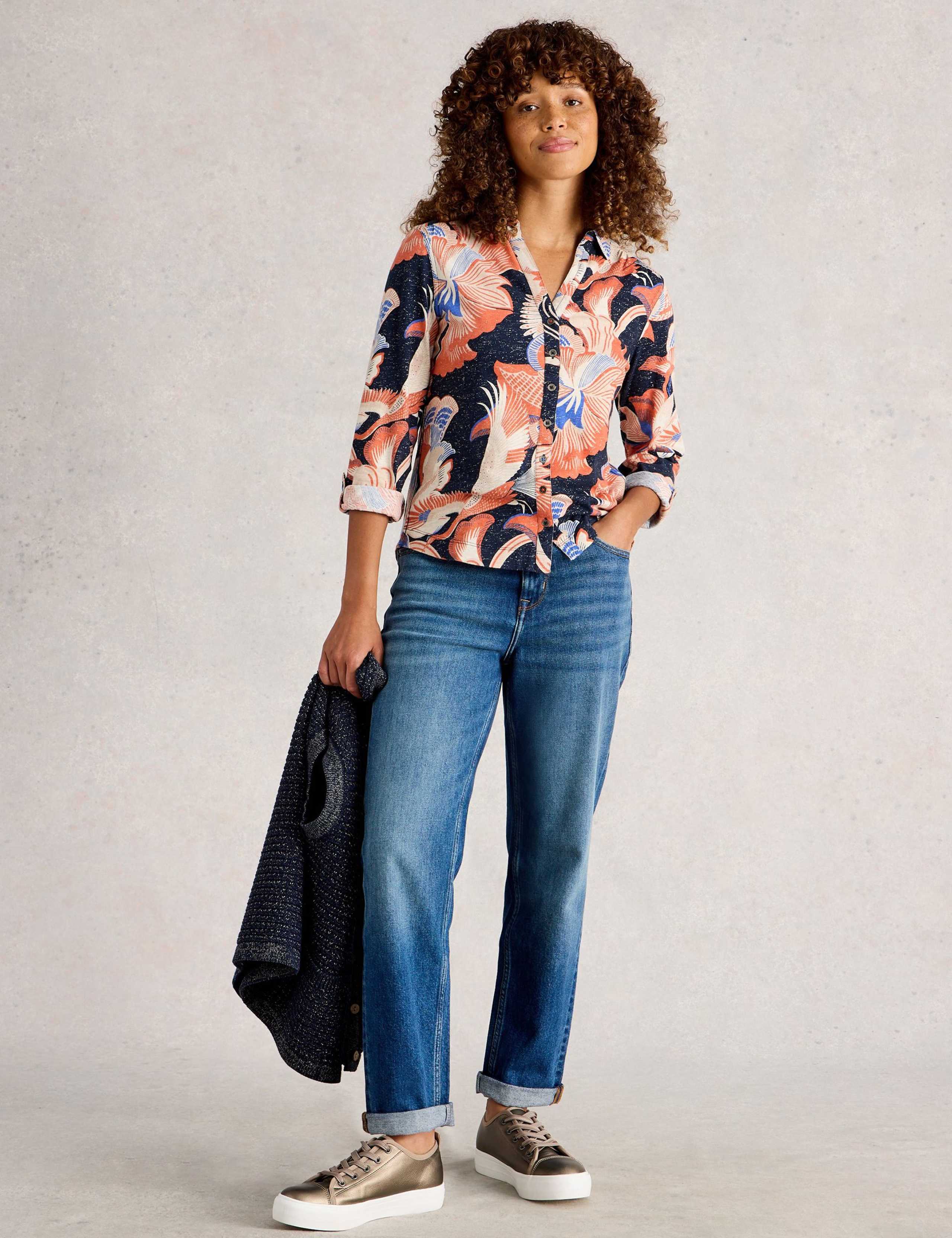 Cotton Rich Printed Shirt