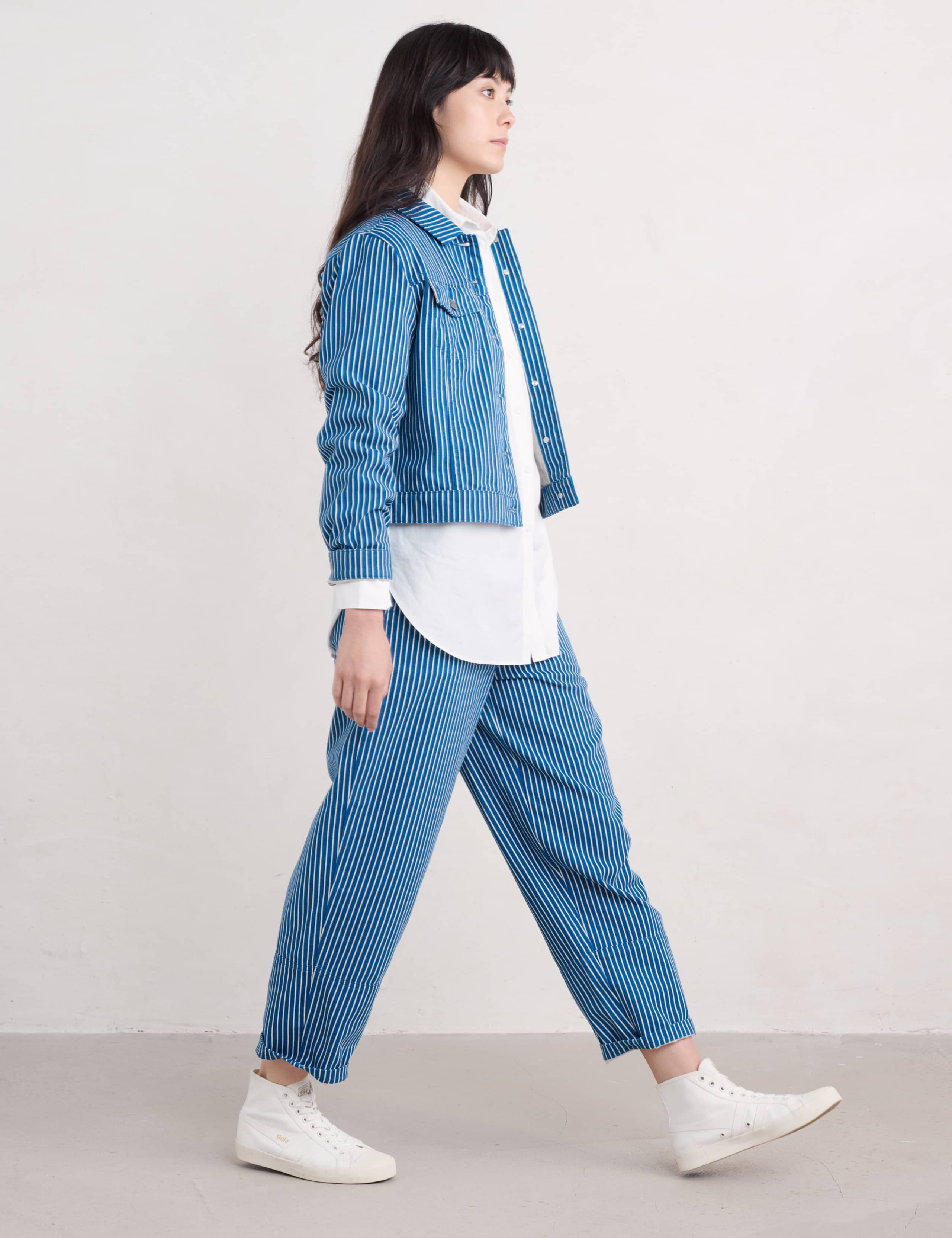 Denim Striped Jacket