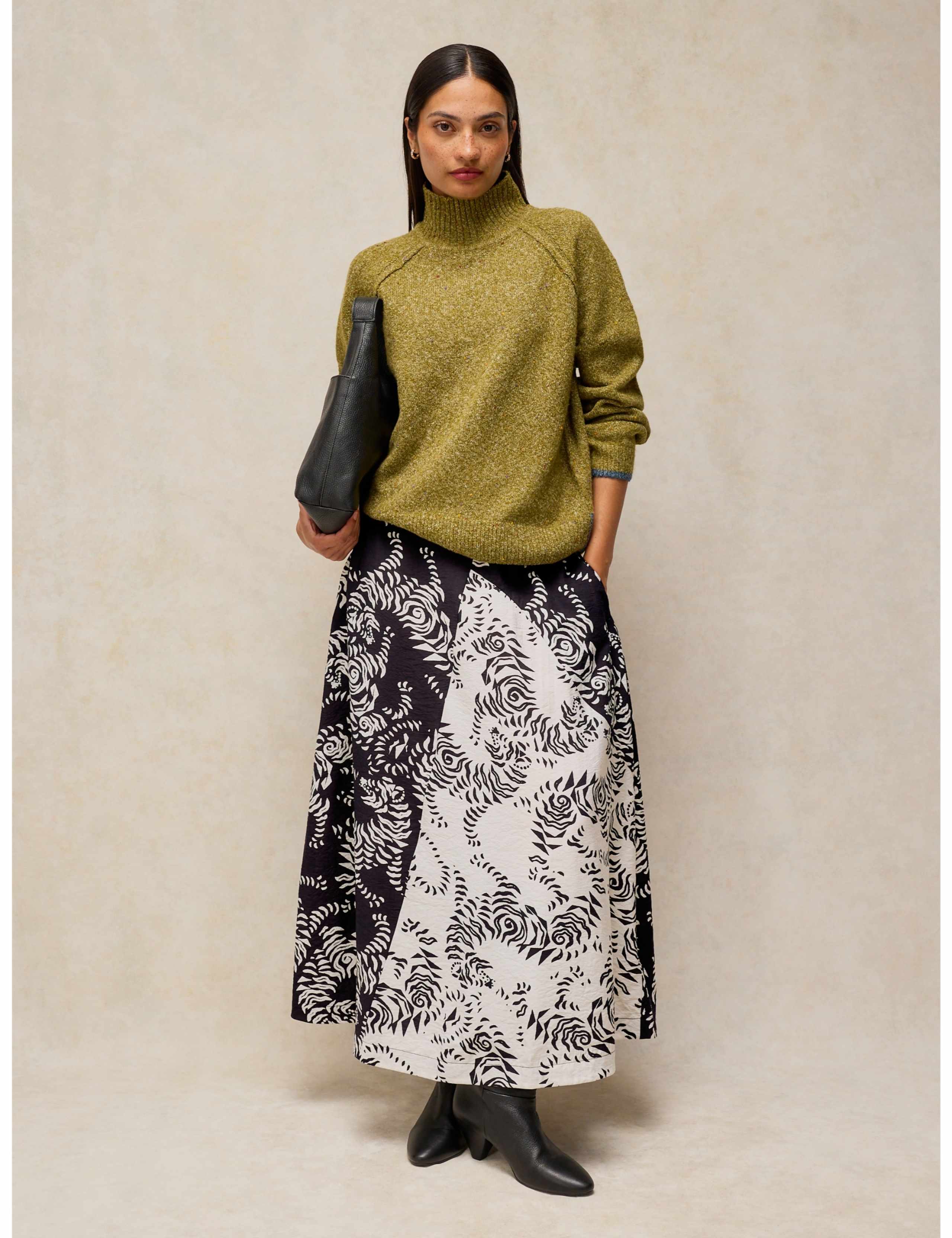 Tierney Midi Asymmetric Skirt