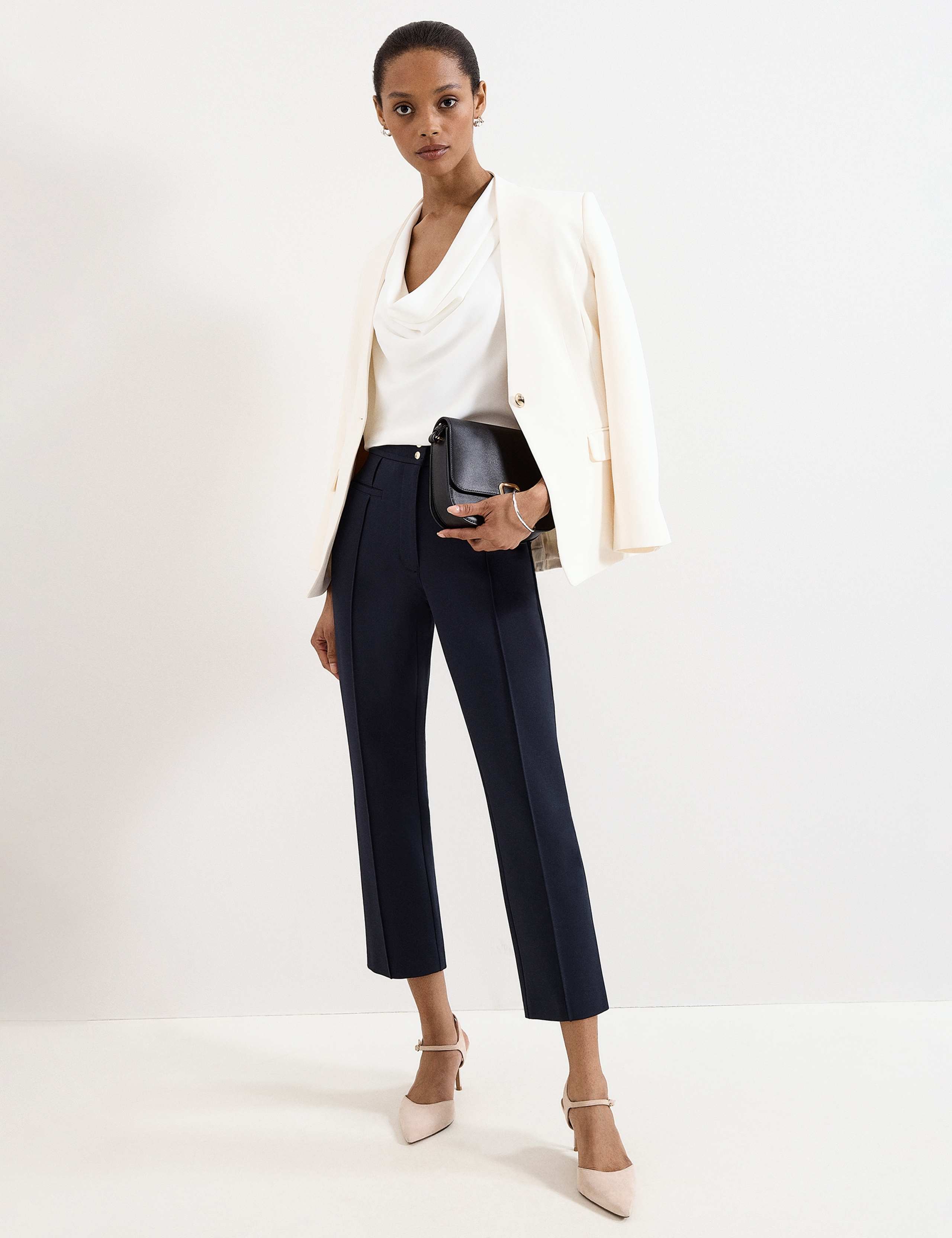 Ponte Skinny Ankle Grazer Trousers