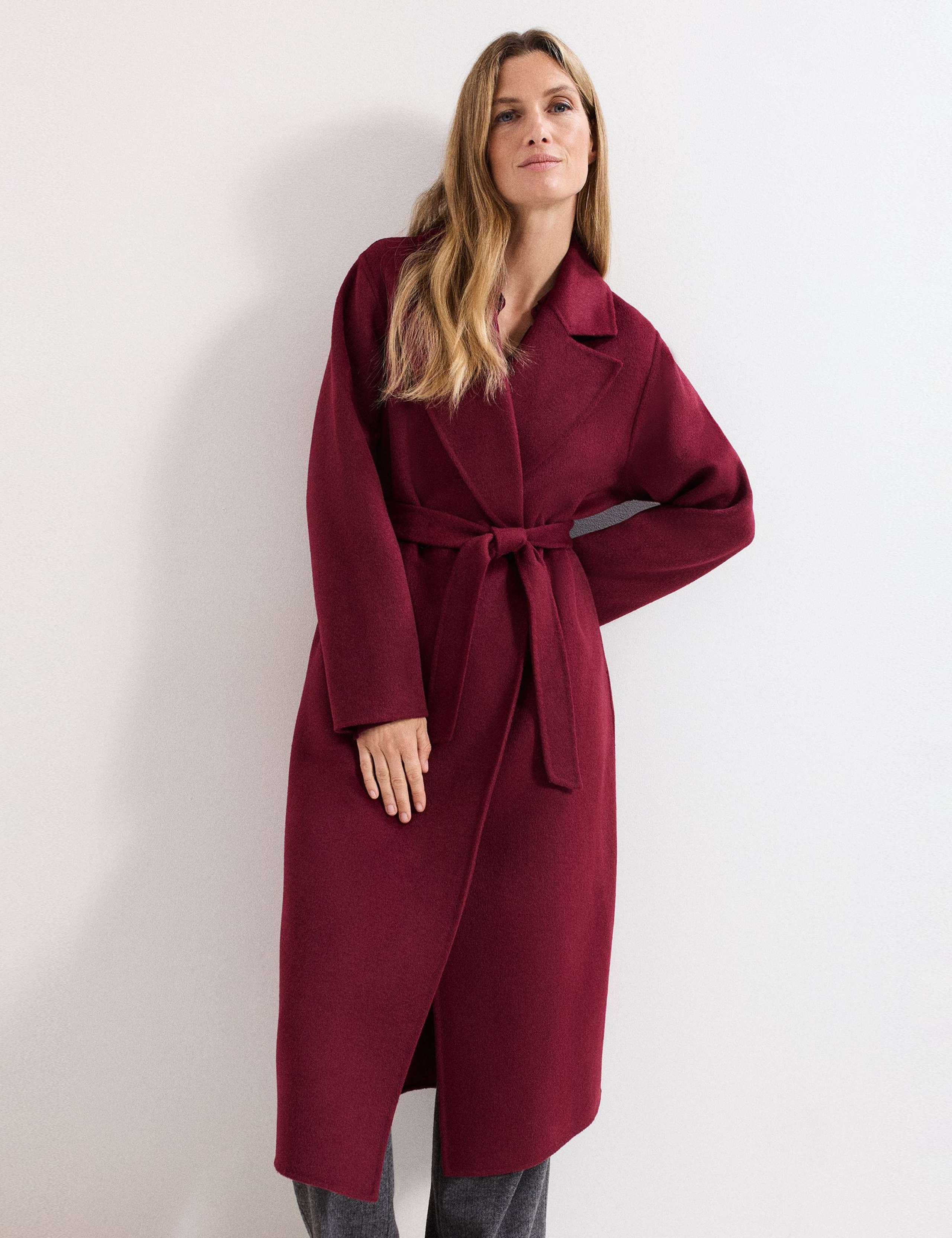 Wool Blend Trench Coat