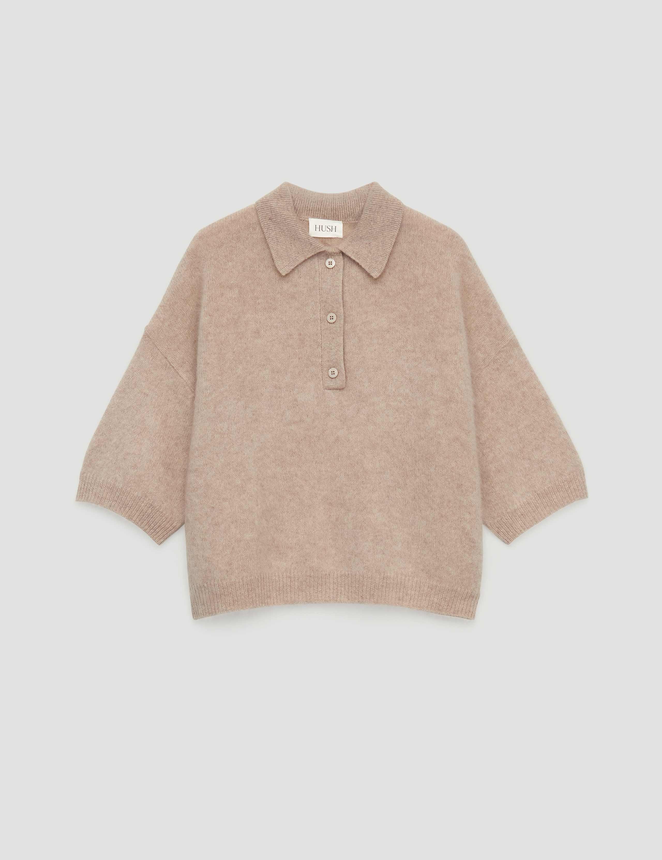 Ziggy Pure Wool Collared Jumper