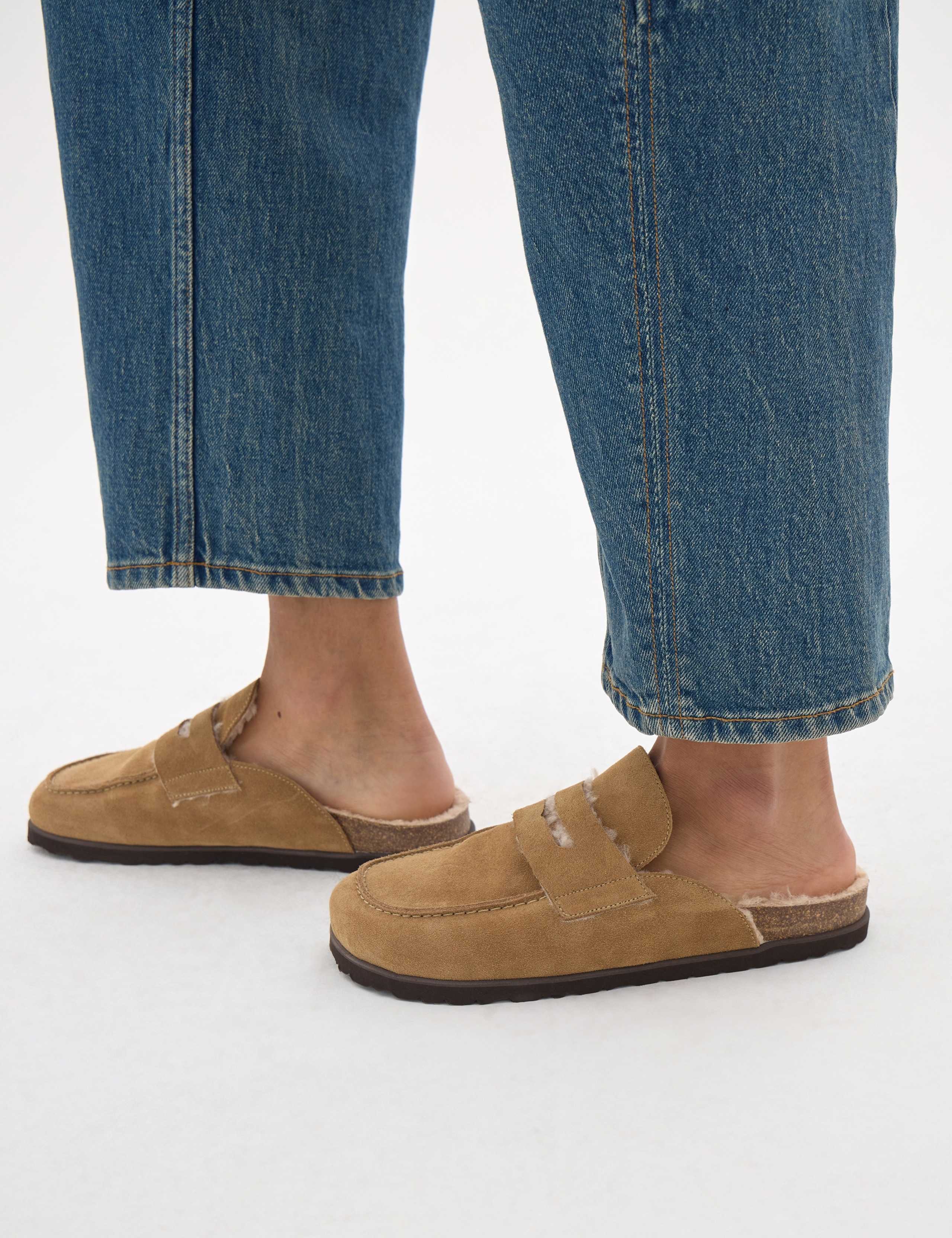 Faux Shearling Mule Slippers