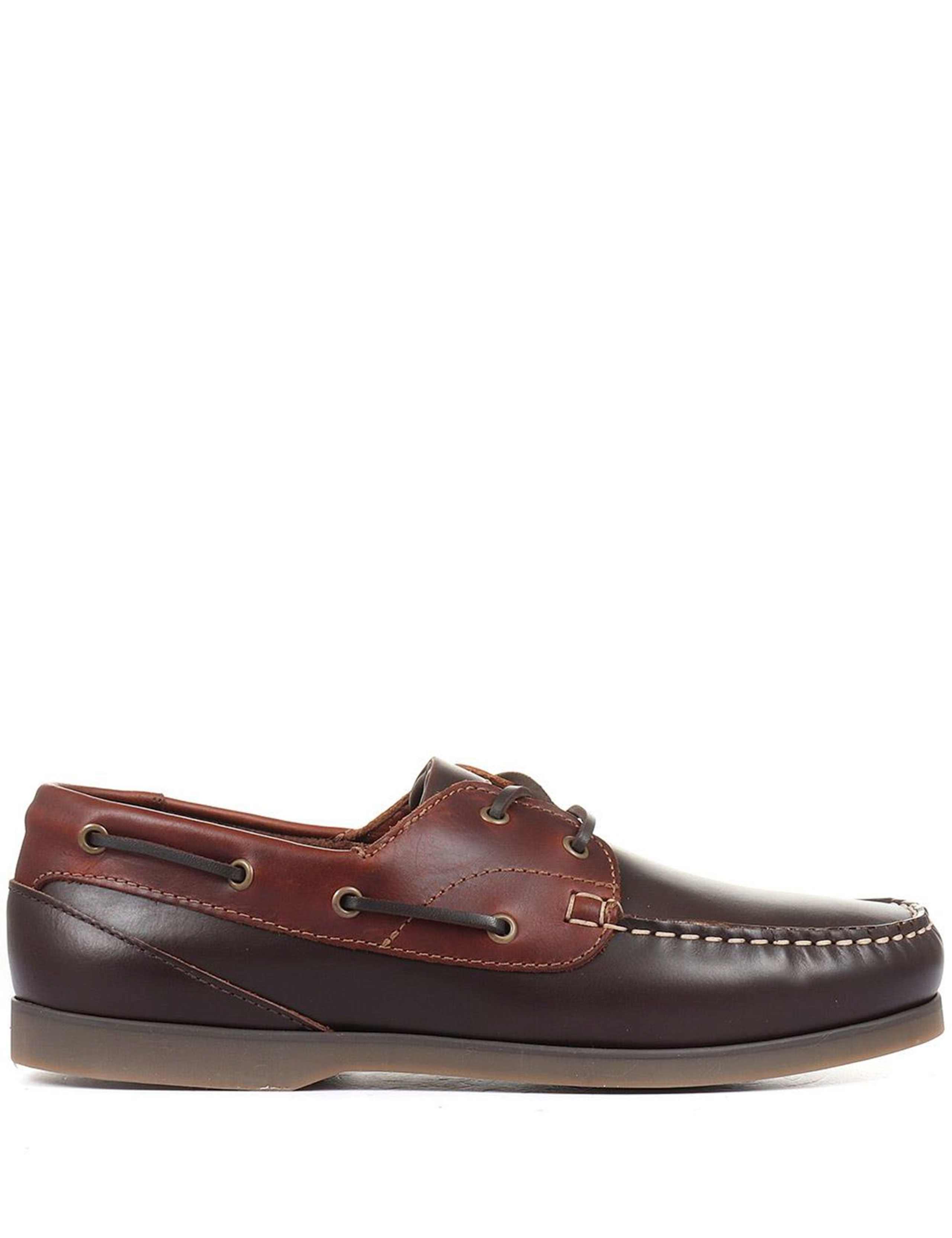 Leather Lace Up Boat Shoes