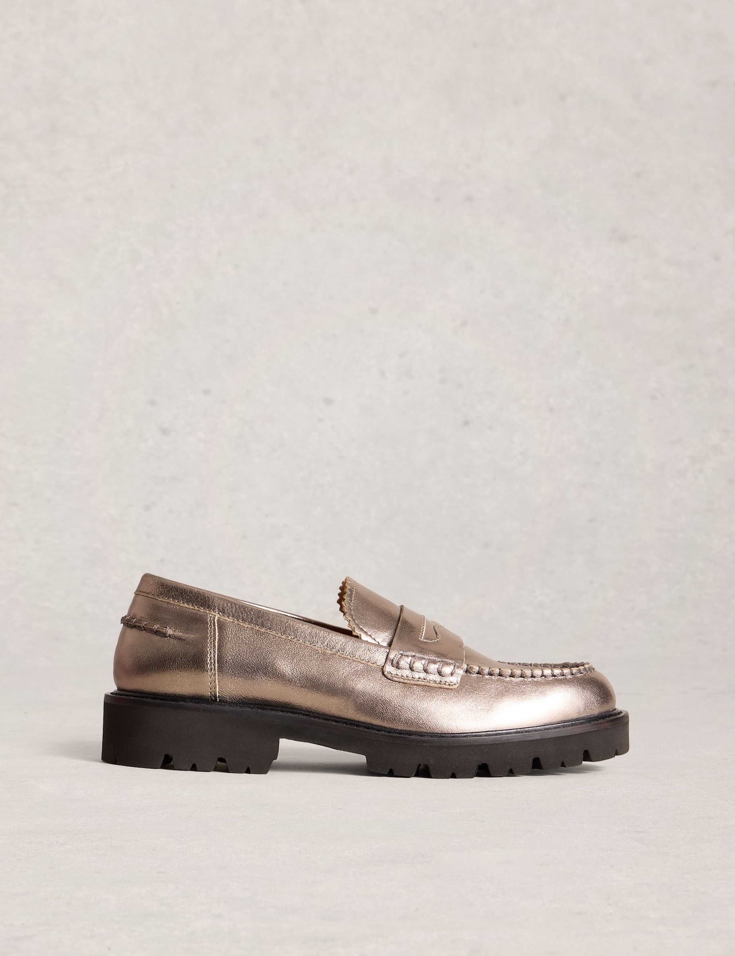 Chunky Slip On Loafers