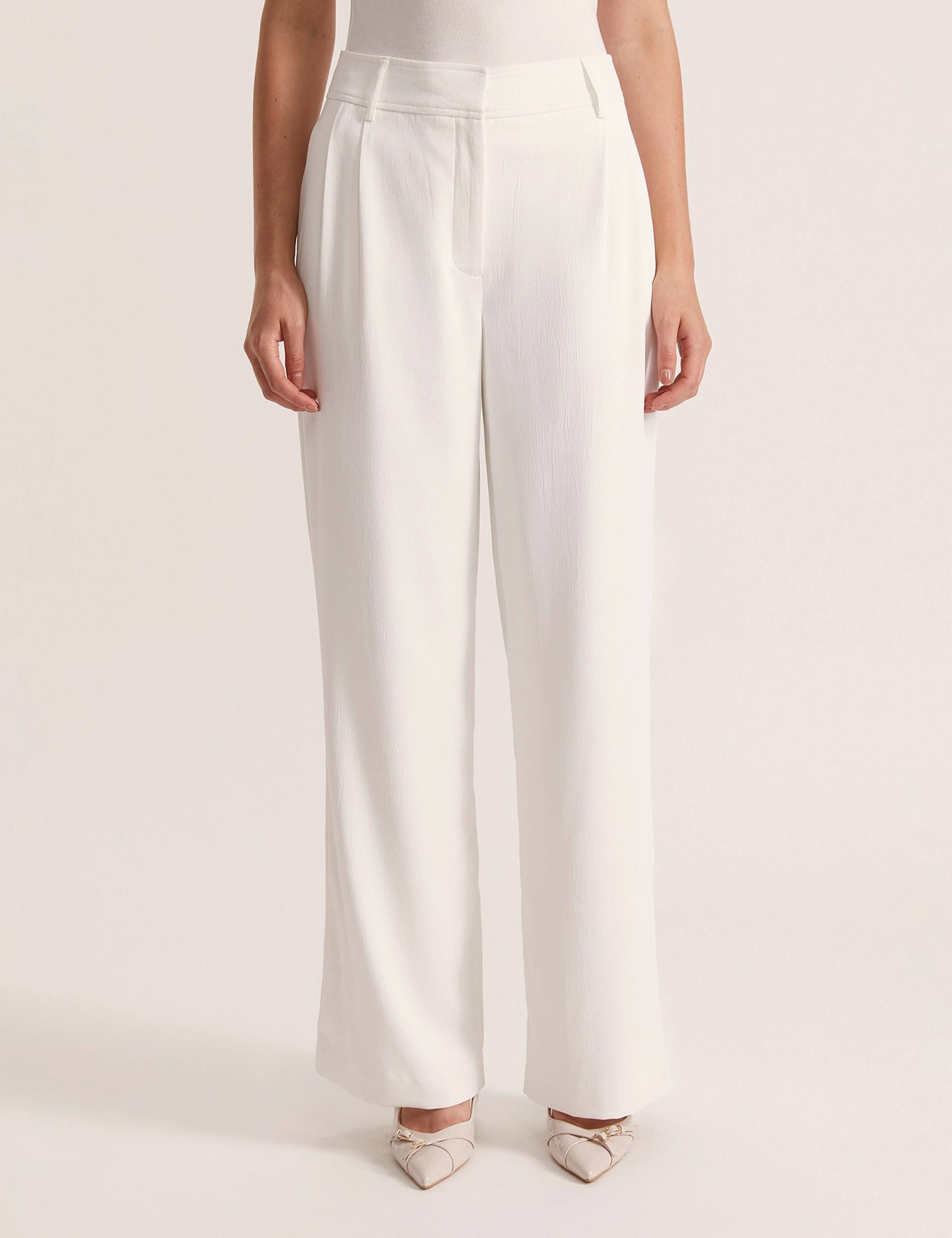 Tailored Wide Leg Trousers