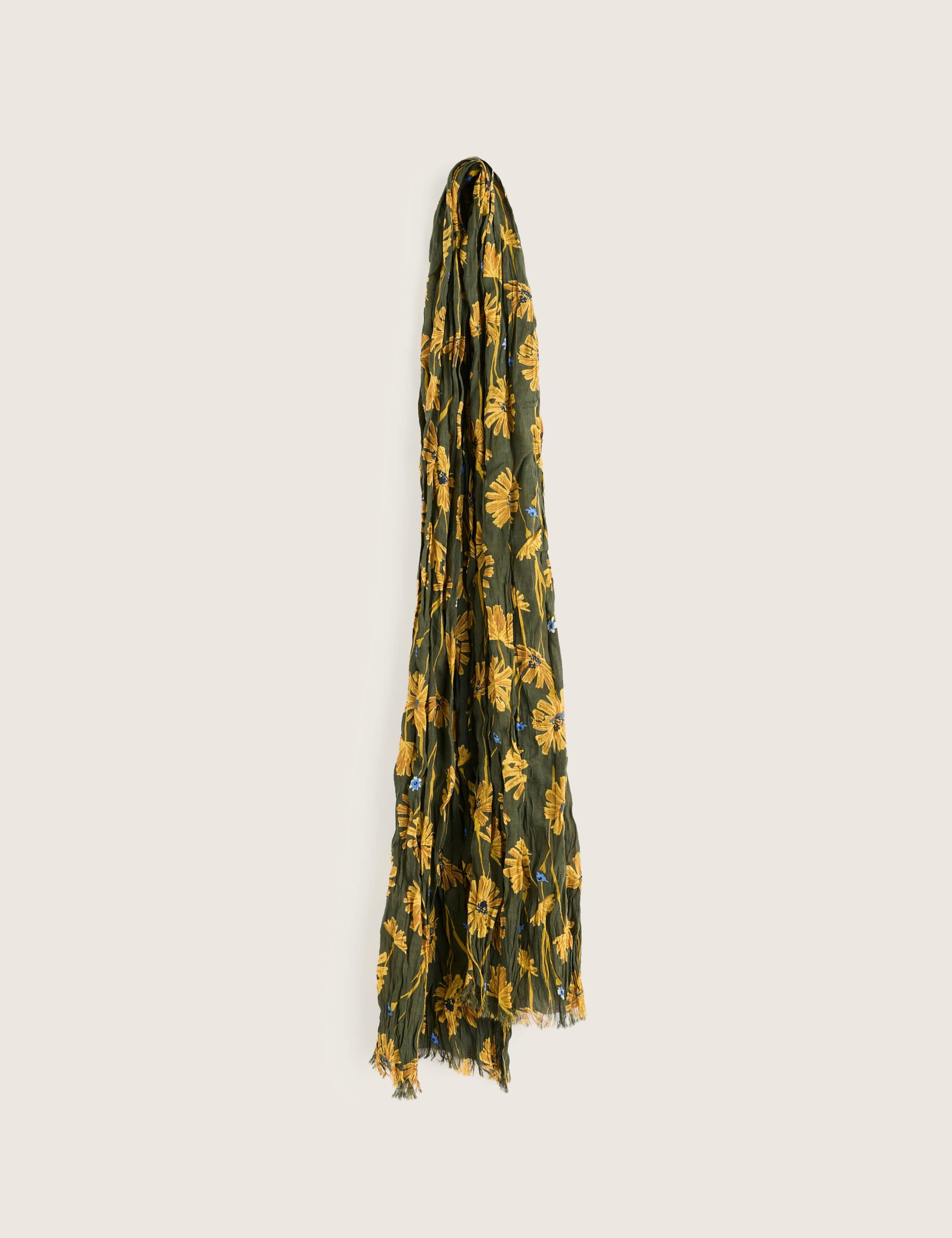 Pure Cotton Floral Scarf