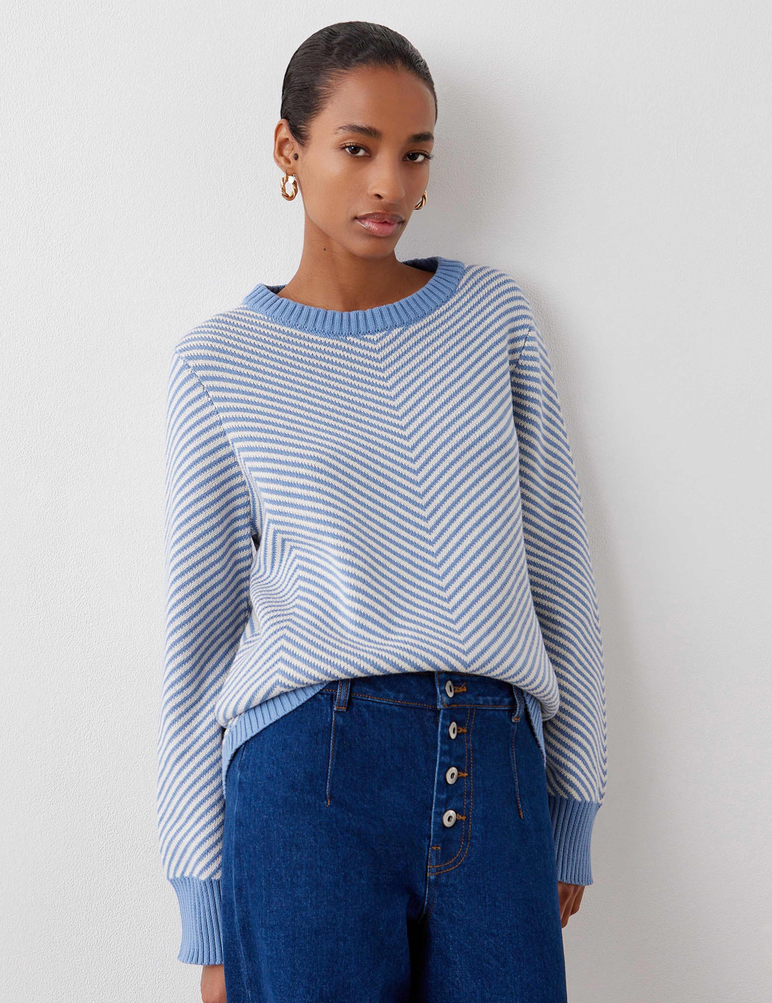 Cotton Rich Chevron Jumper