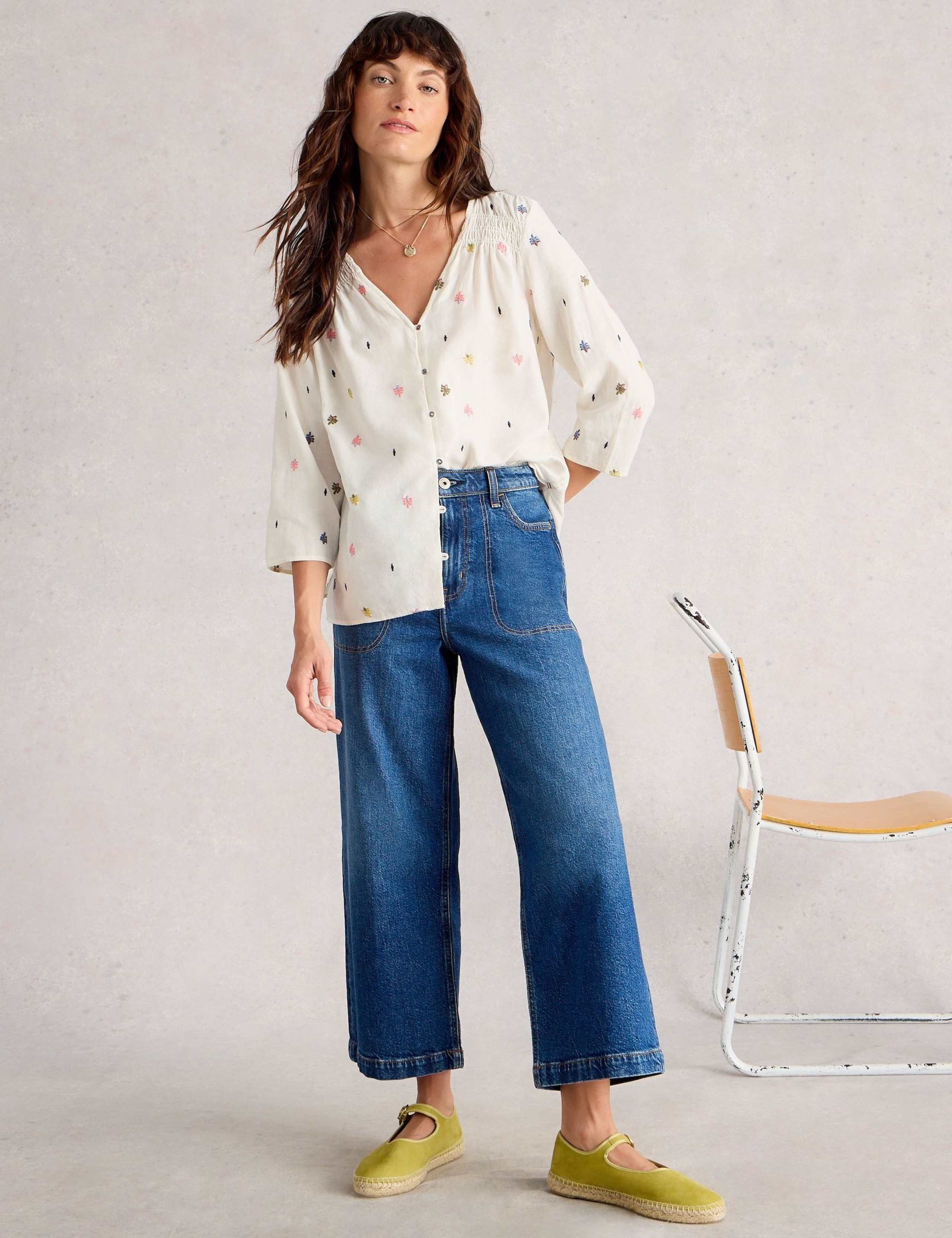 Pure Cotton Printed Blouse