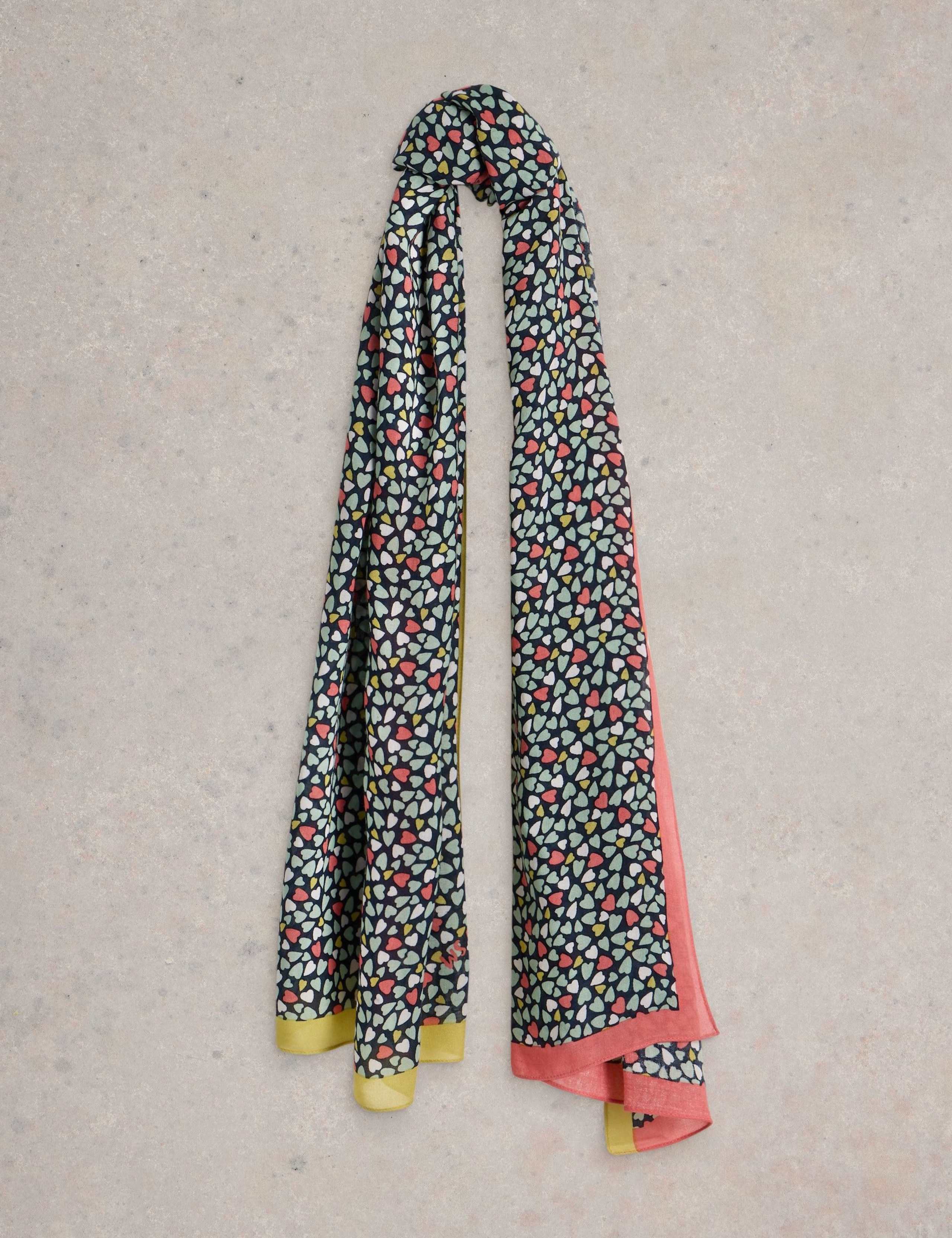 Heart Printed Scarf