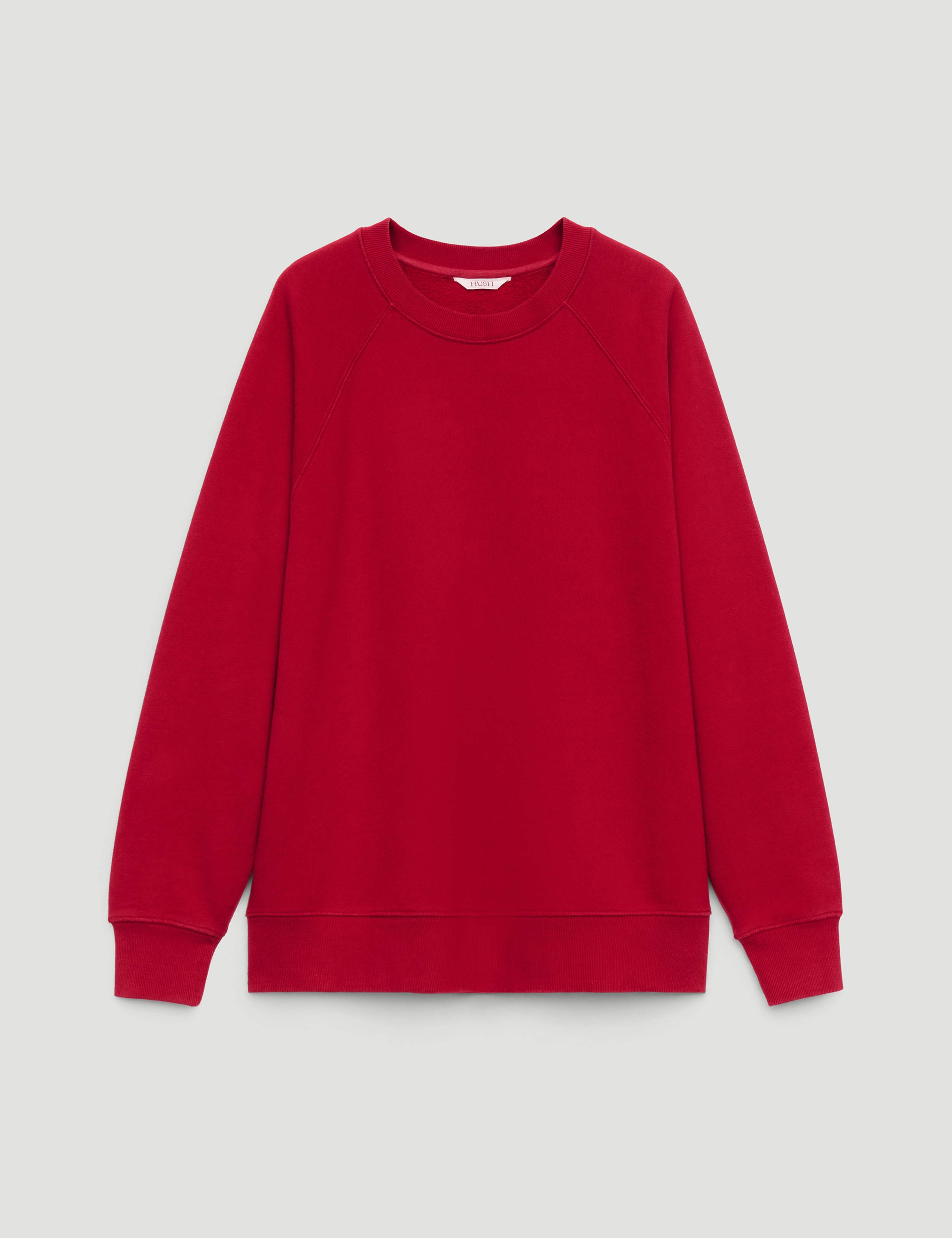 Pure Cotton Crew Neck Sweatshirt