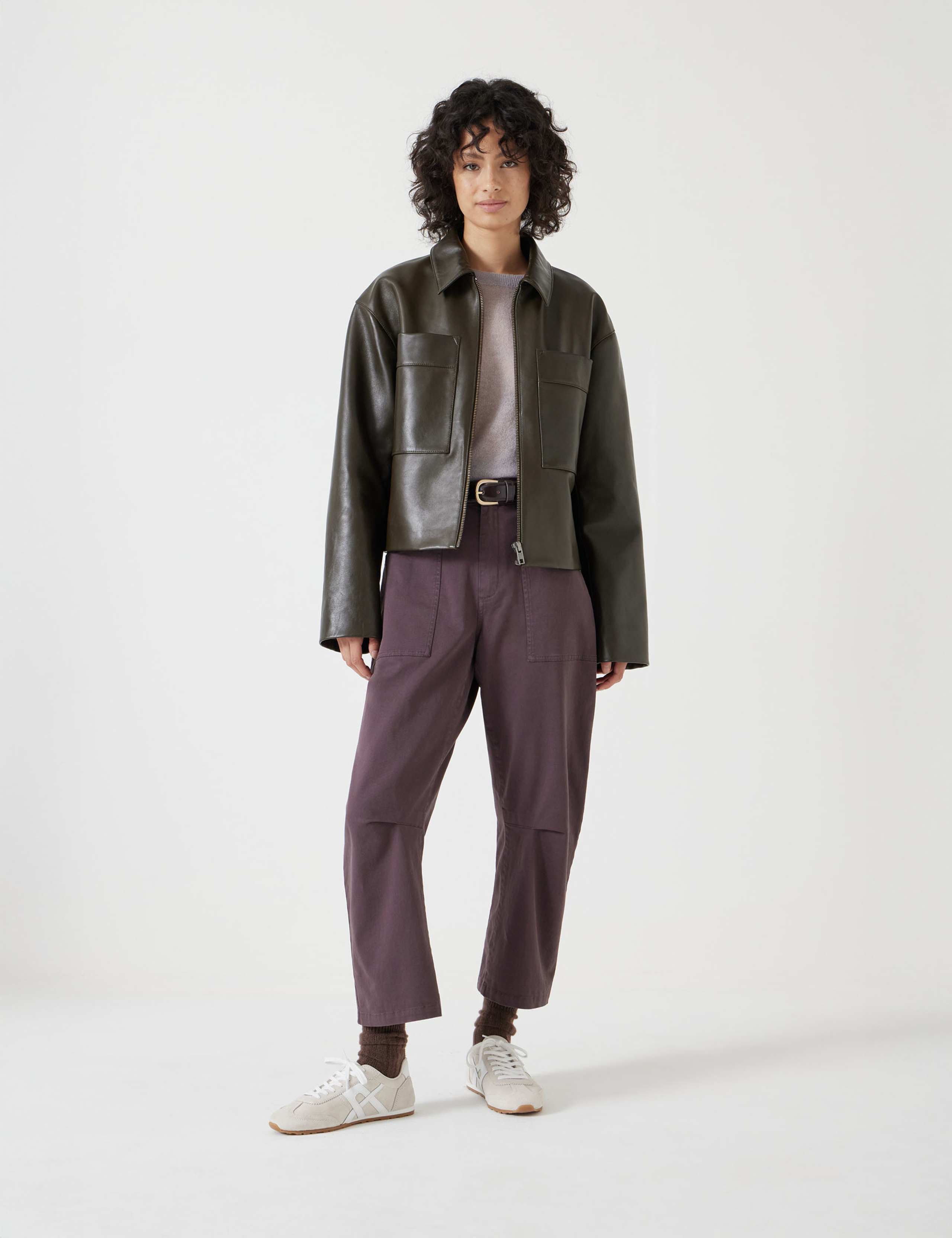 Cordi Cotton Rich Barrel Leg Trousers