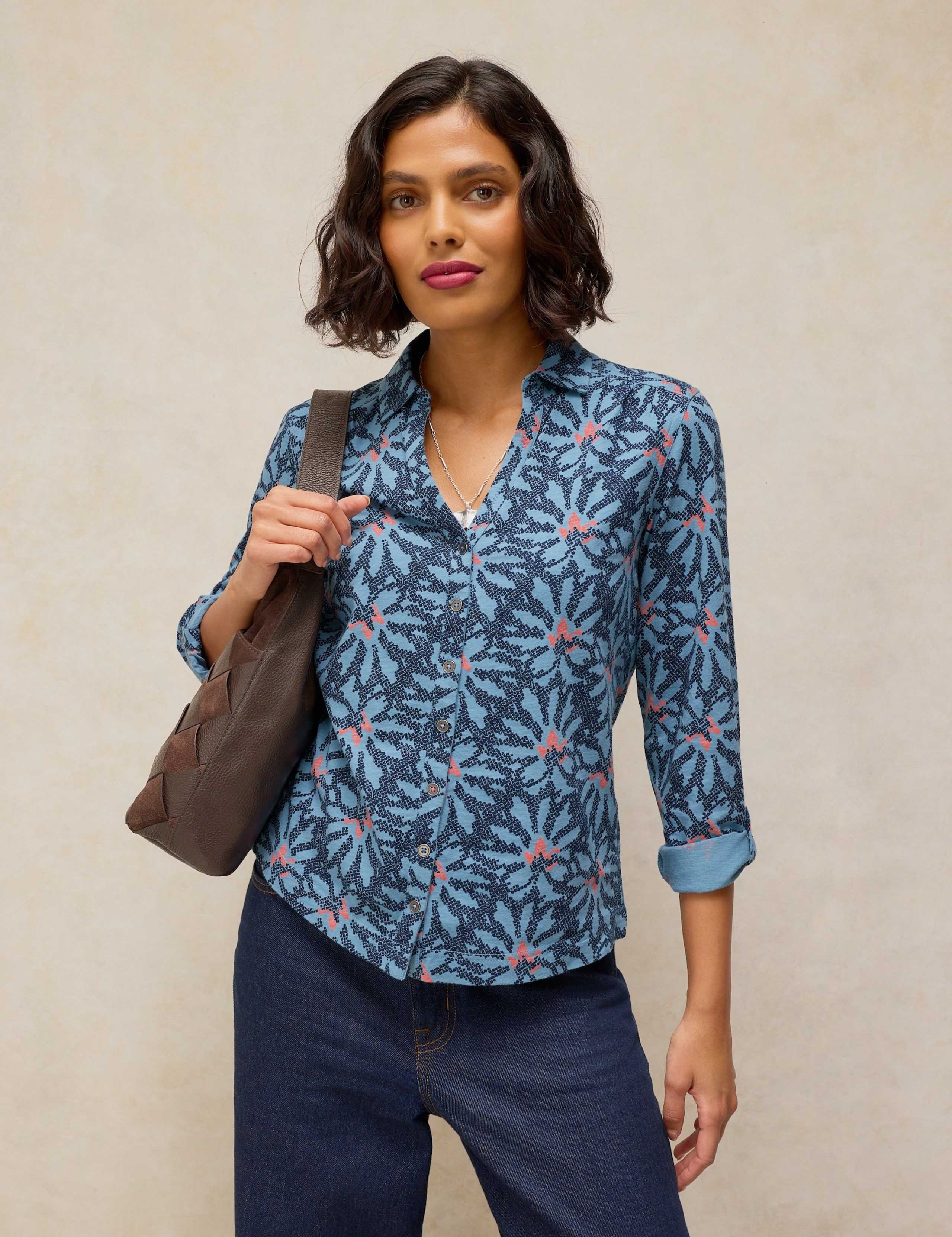 Pure Cotton Jersey Printed Top