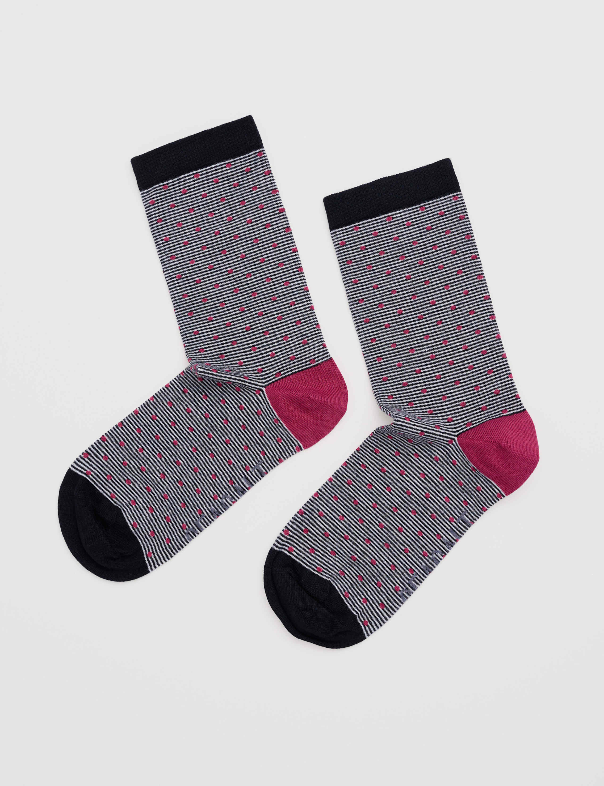 Striped Ankle High Socks
