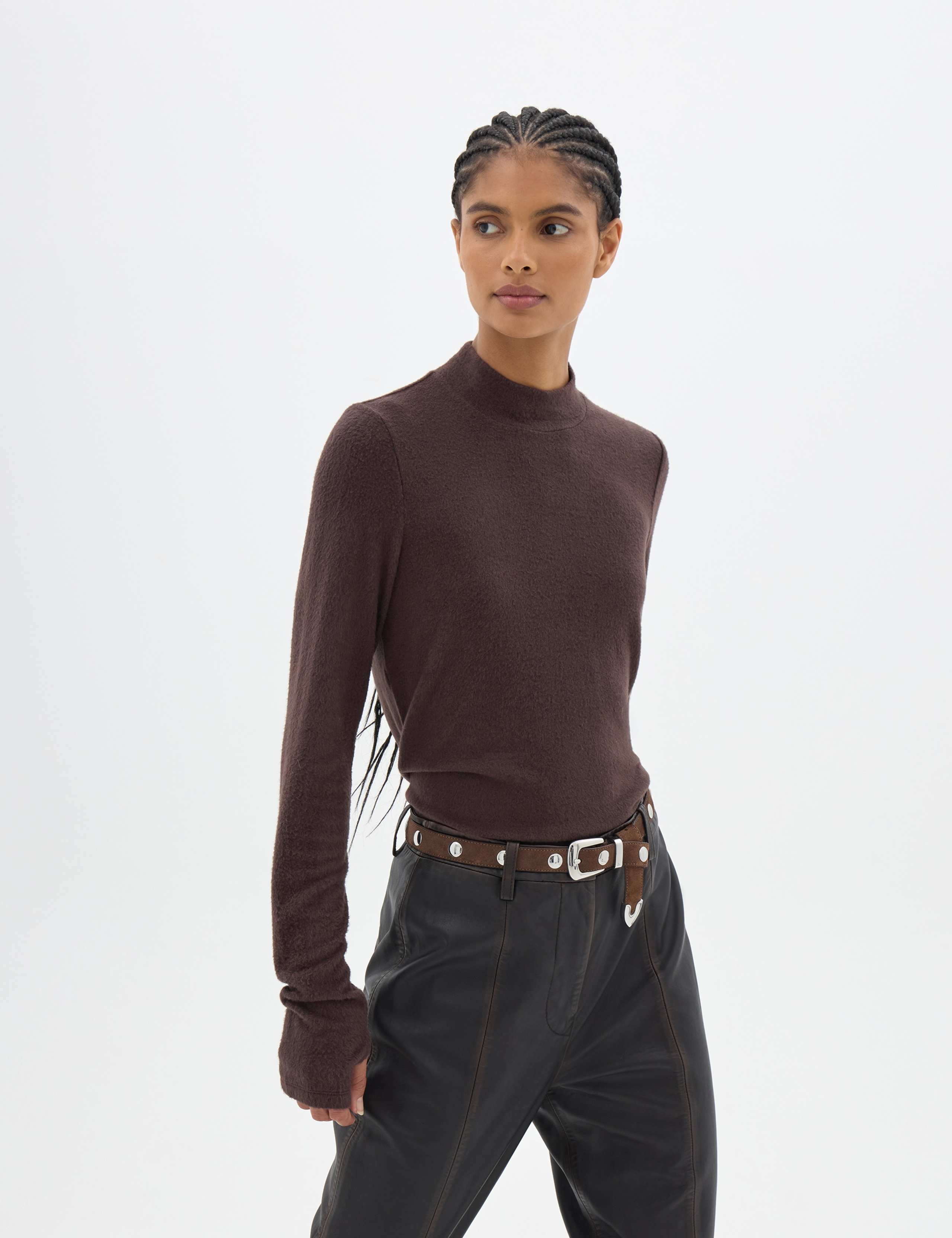 Roll Neck Supersoft Long Sleeve Top