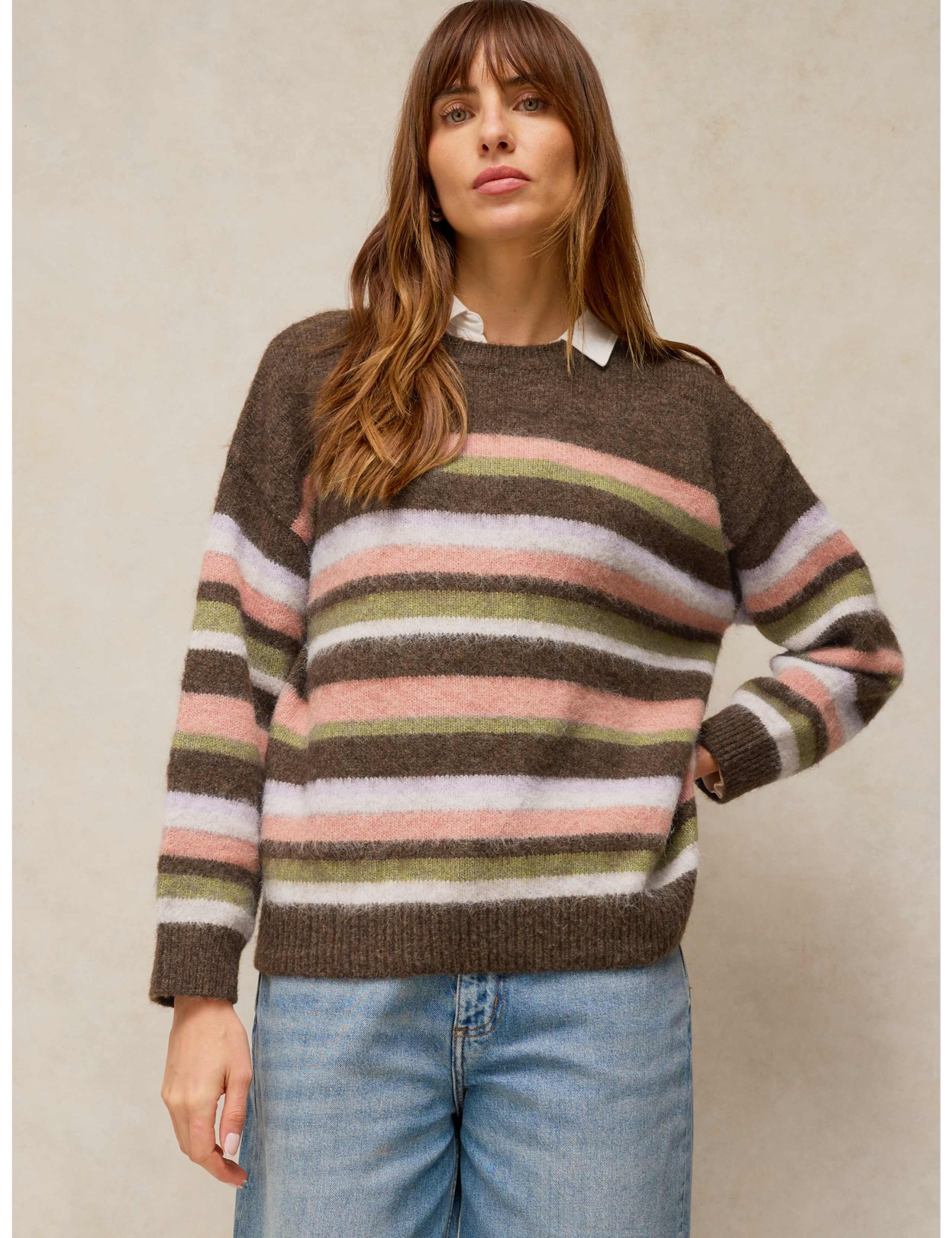 Blurred Stripe Jumper