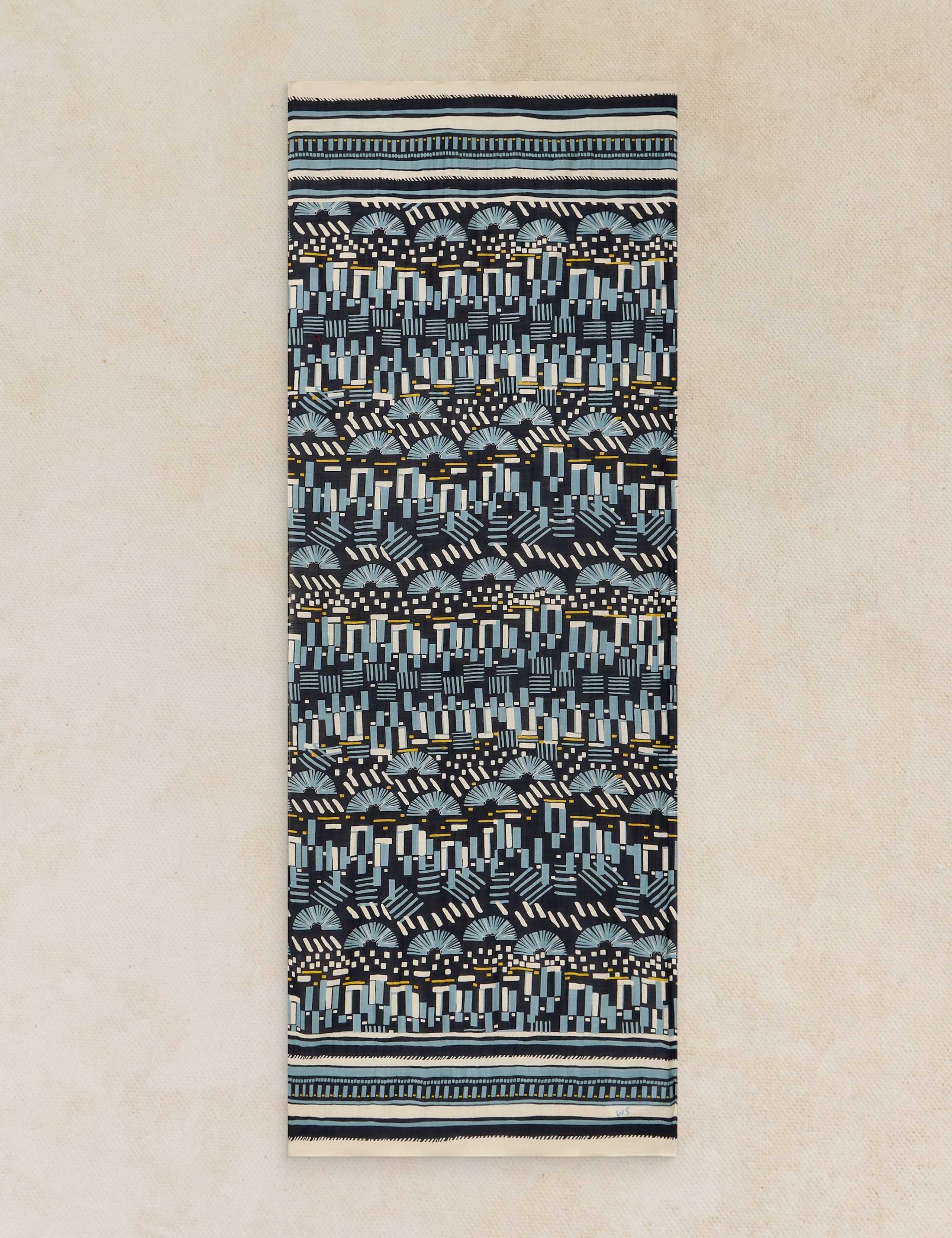 Cotton Blend Printed Scarf