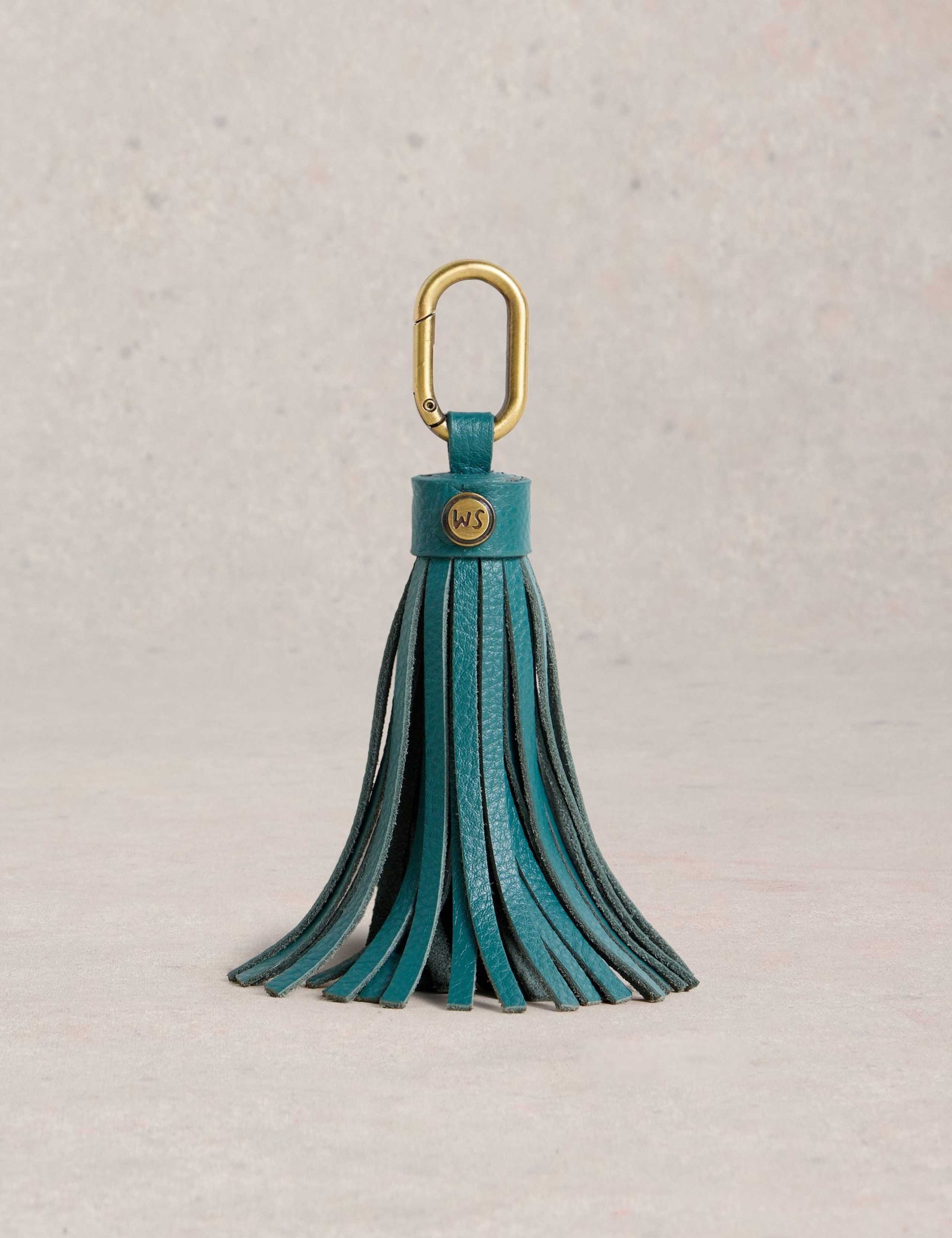 Leather Tassel Keyring