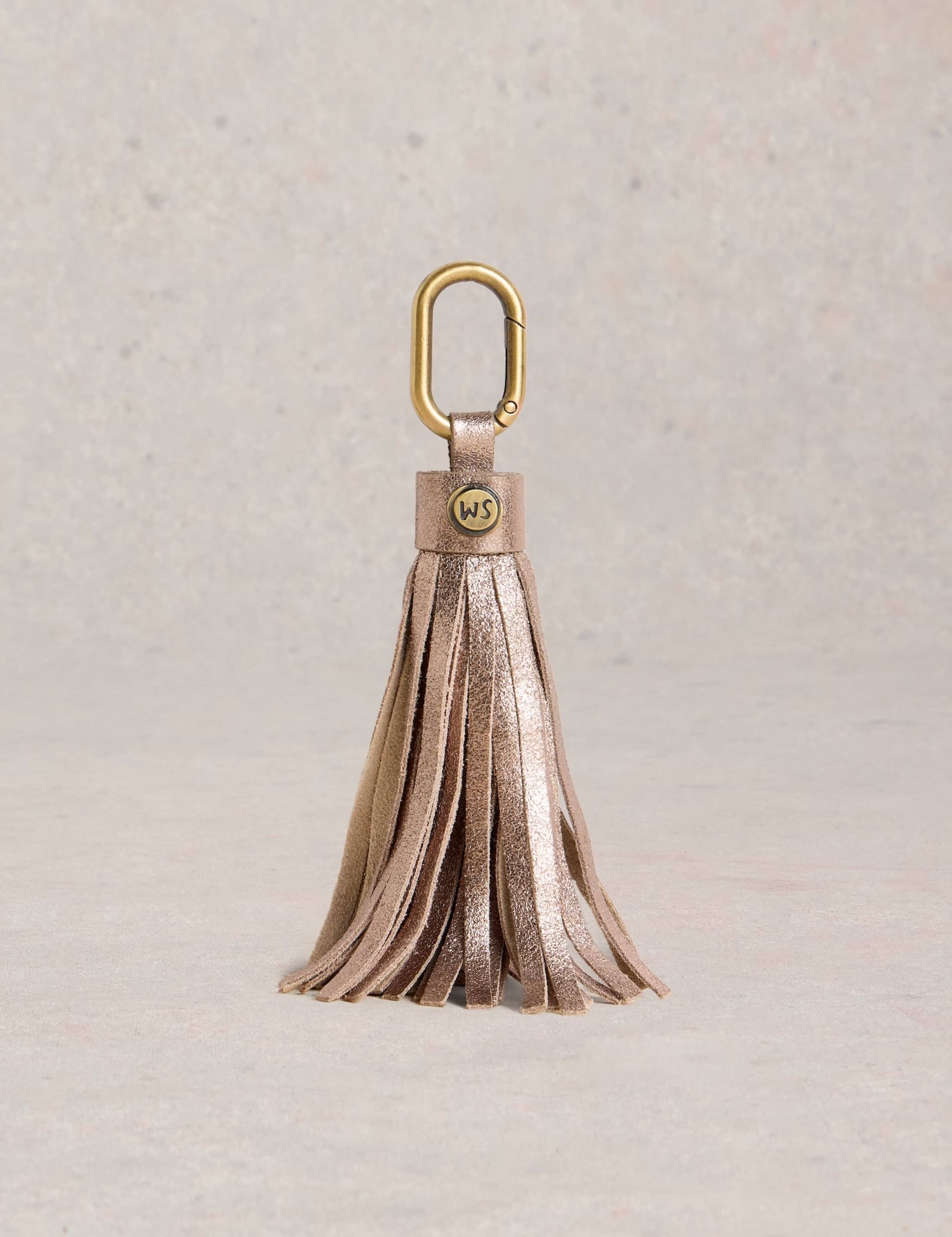 Leather Tassel Keyring