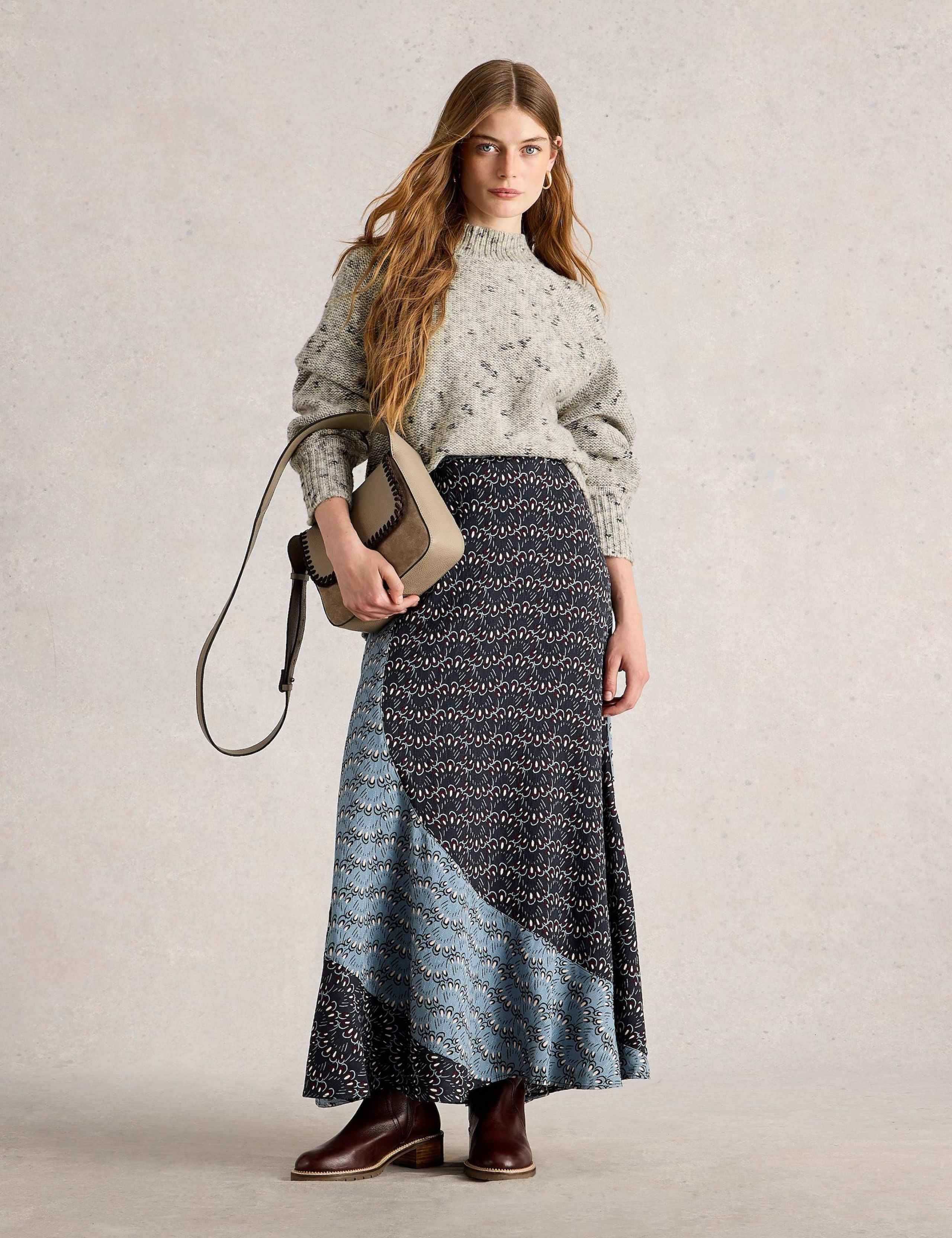 Flecked High Neck Jumper