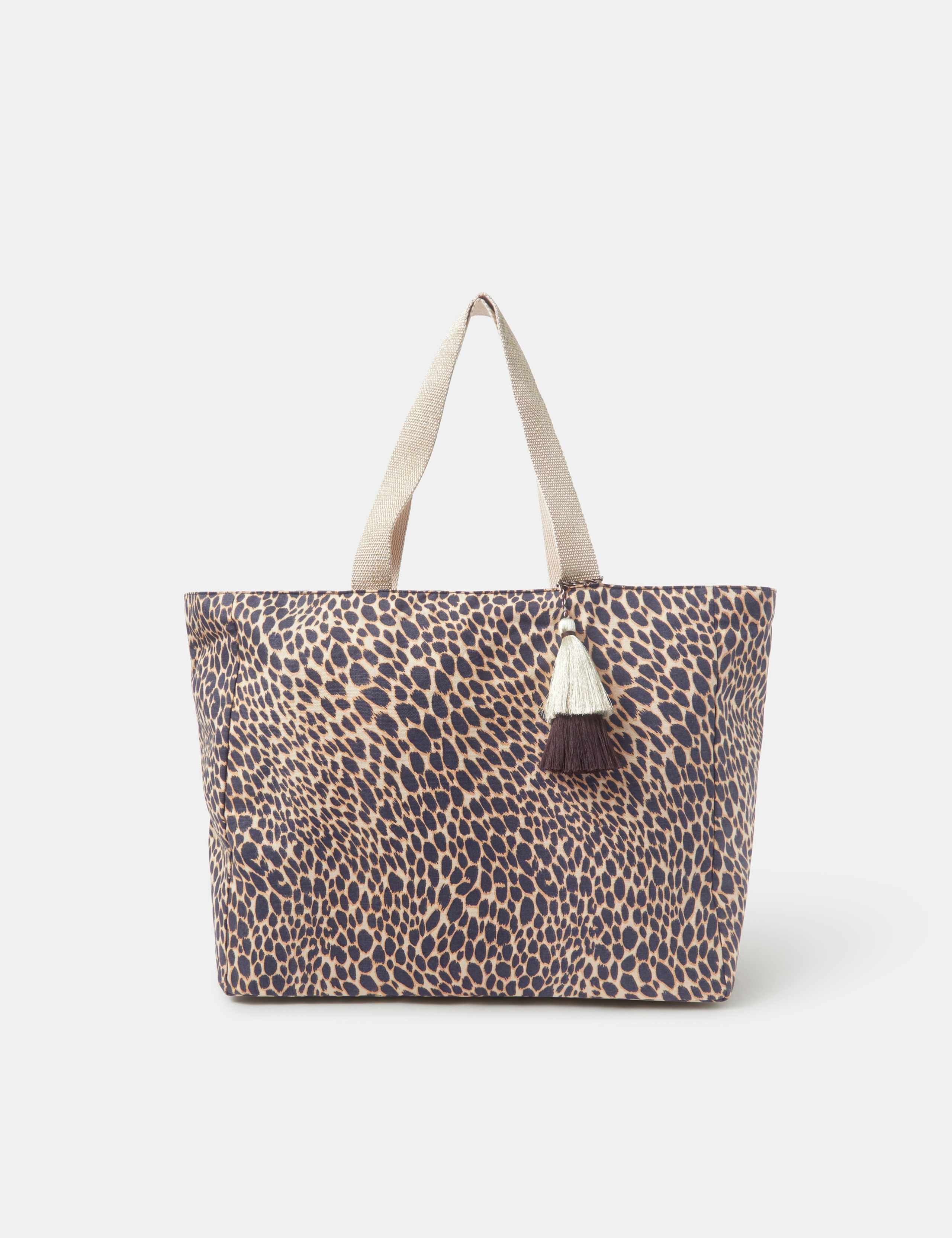 Leopard Print Beach Bag