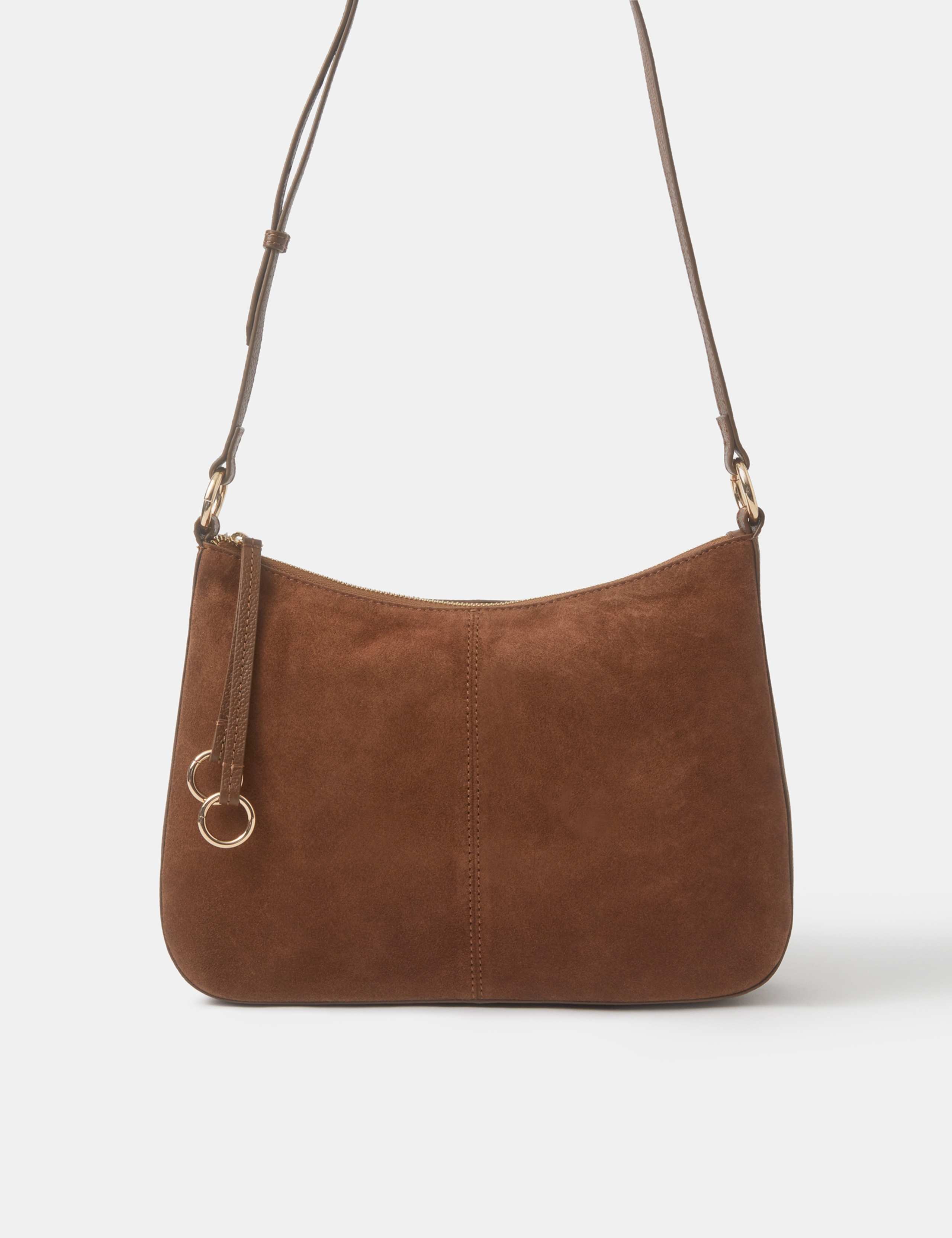Suede Cross Body Bag