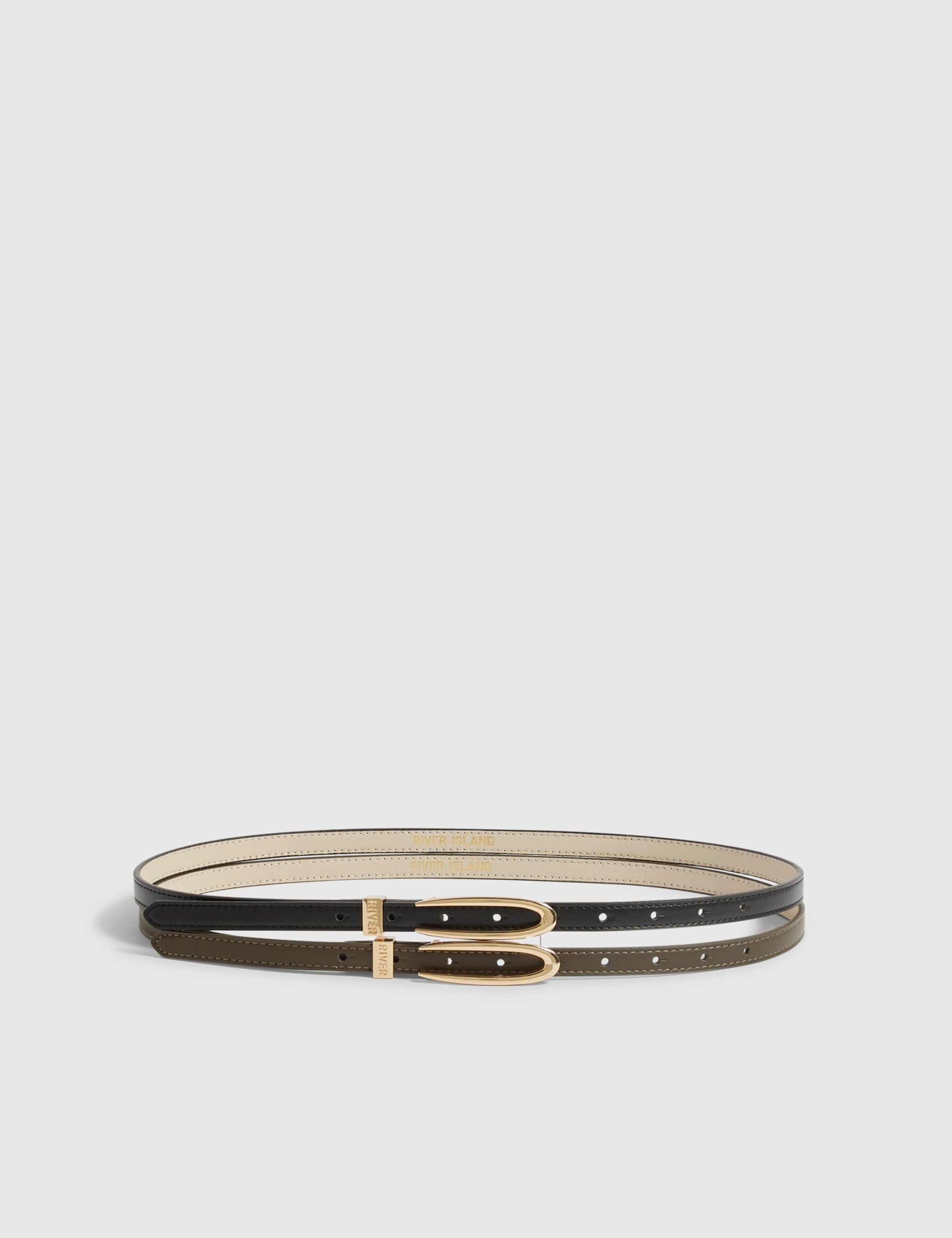 Fabric Skinny Belt