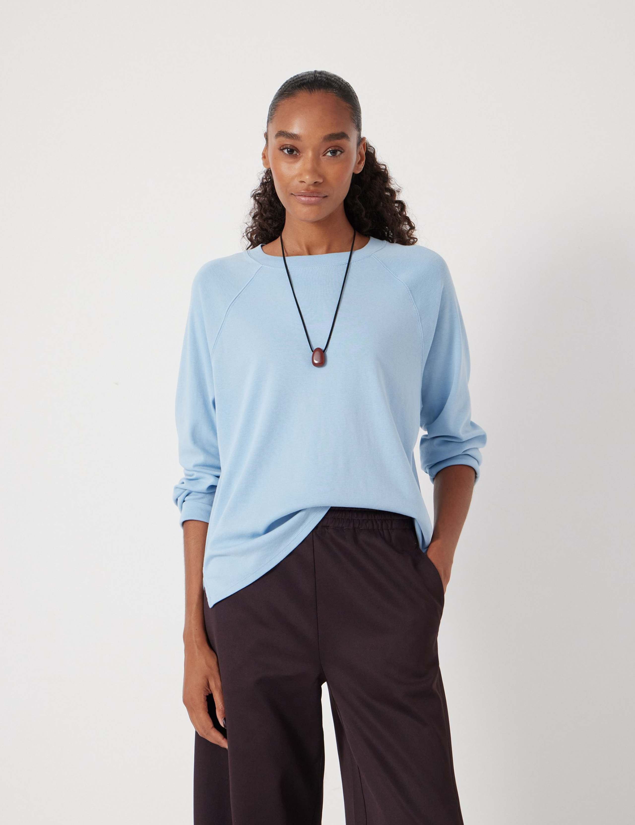 Matilda Pure Cotton Crew Neck Top