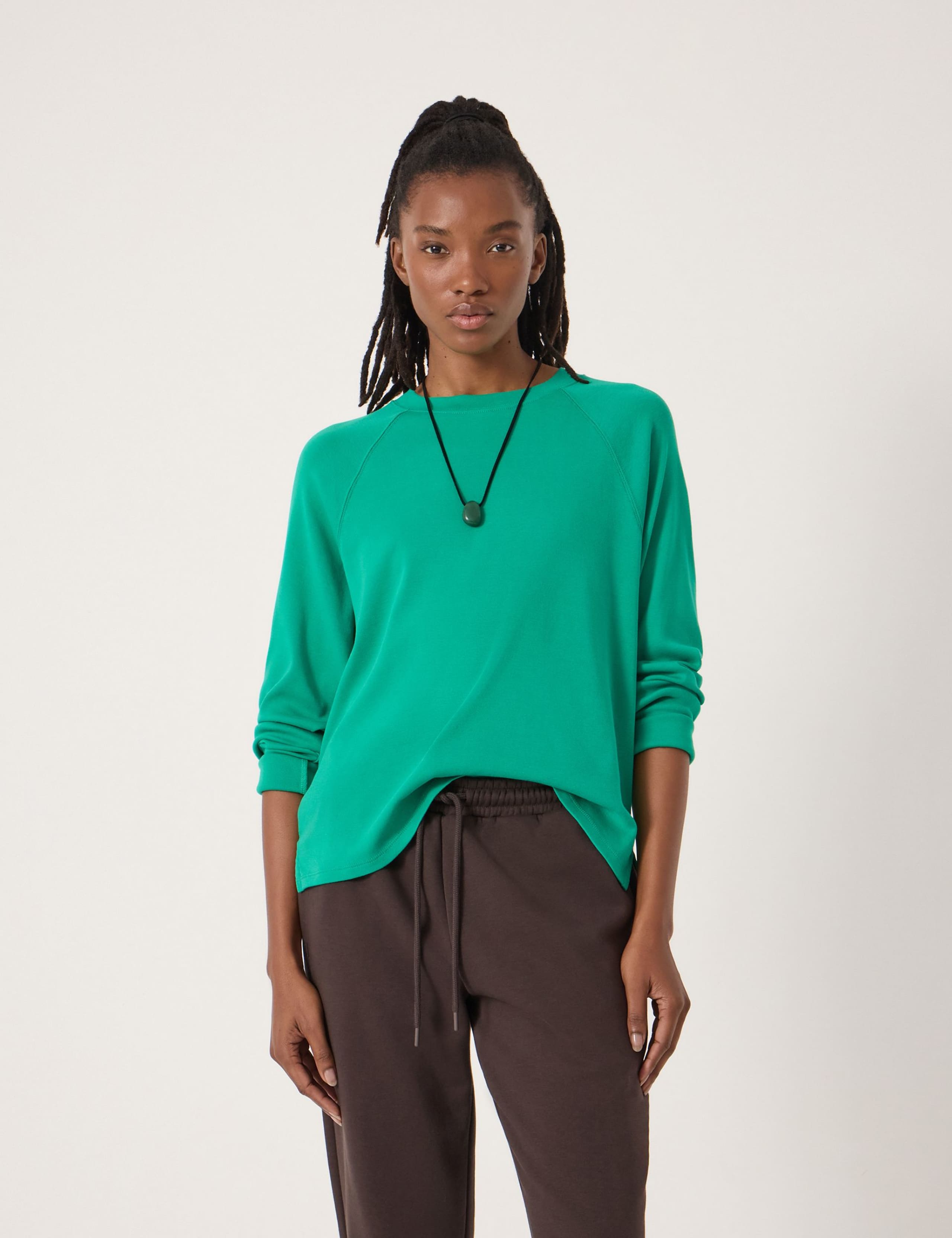 Matilda Pure Cotton Crew Neck Top